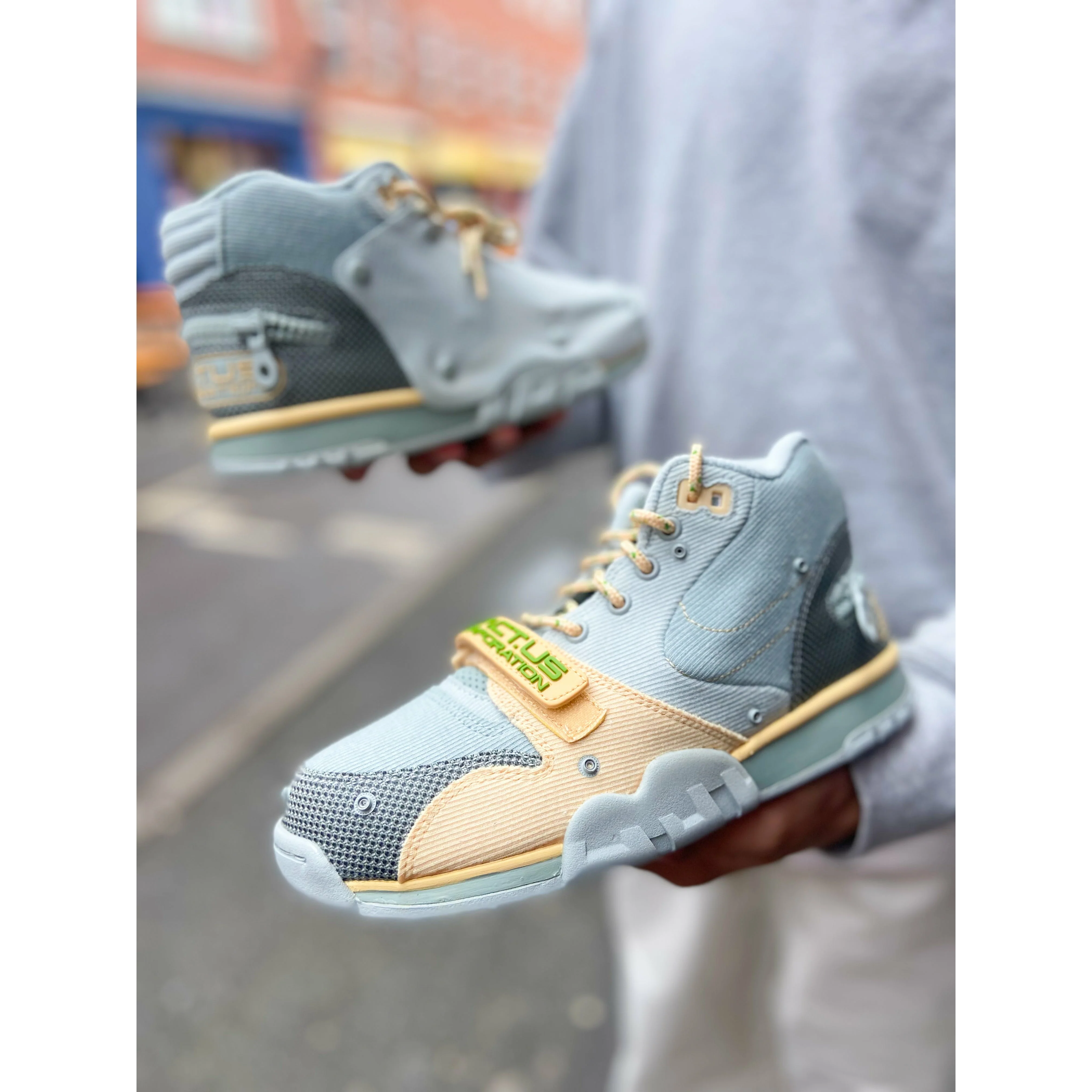 Nike Air Trainer 1 SP Travis Scott Grey Haze - Image 5