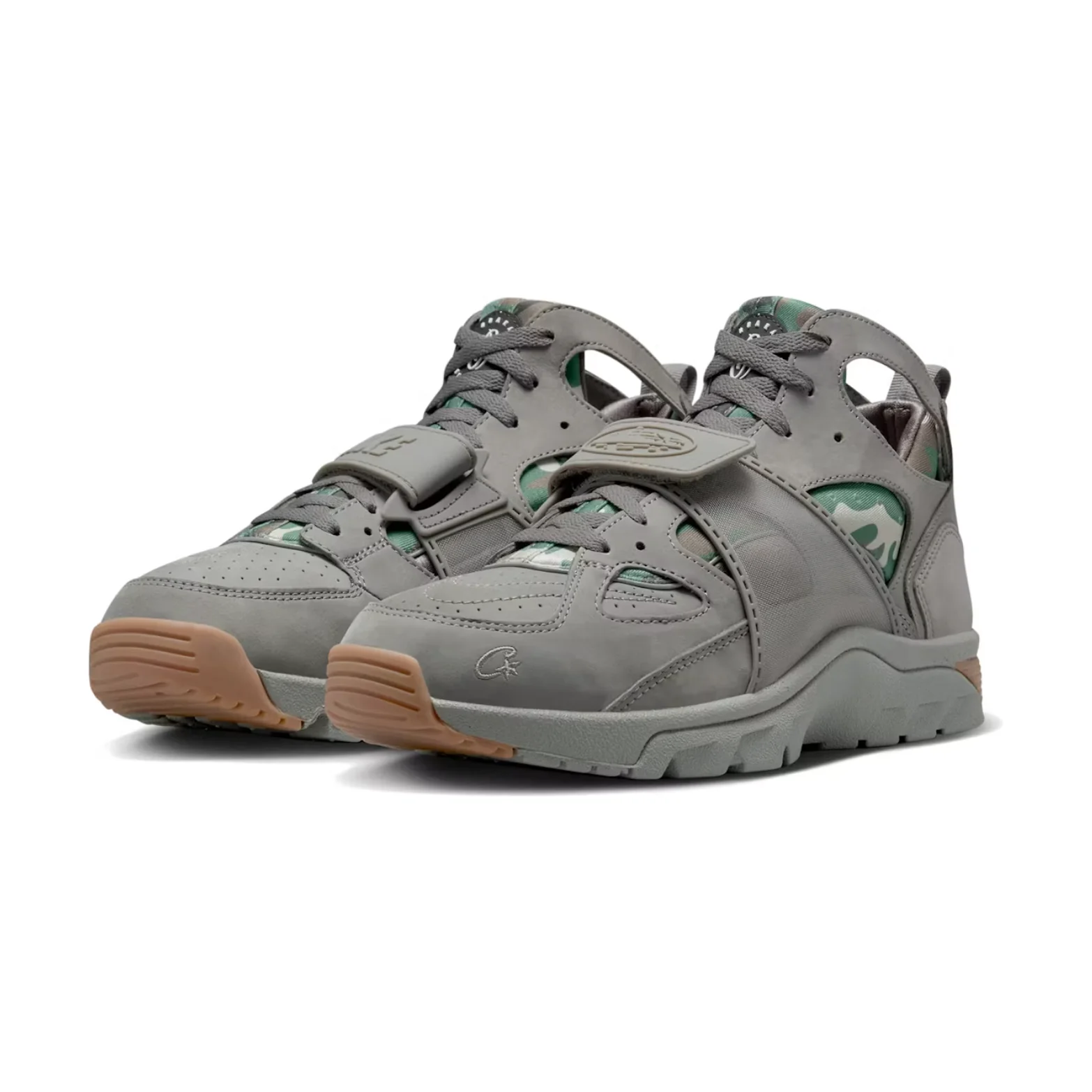 Nike Air Trainer Huarache Corteiz Gully Grey - Image 2