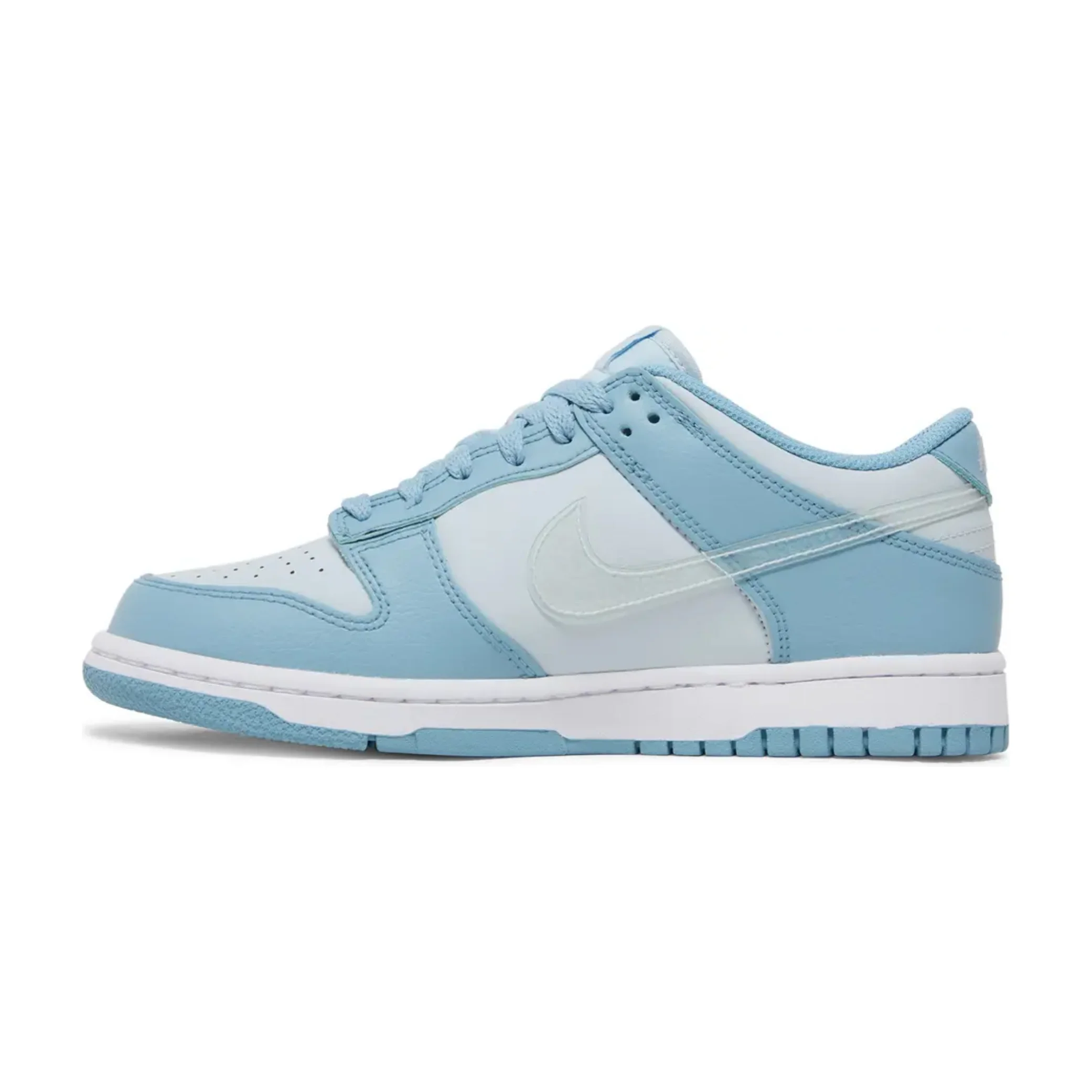 Nike Dunk Low Clear Blue Swoosh (GS) - Image 2