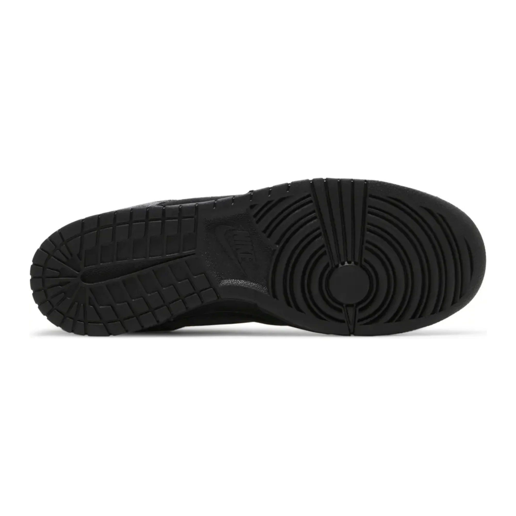 Nike Dunk Low Dover Street Market Triple Black Velvet - Image 4