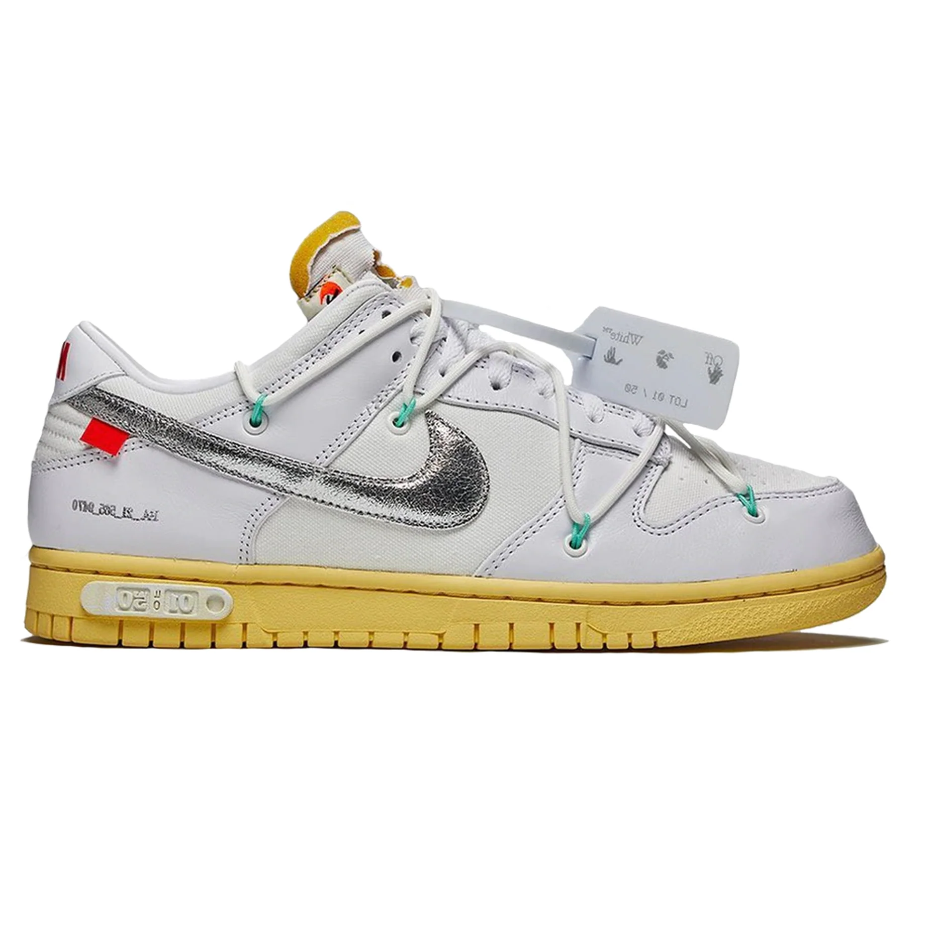 Nike Dunk Low Off-White Lot 1 - Image 7