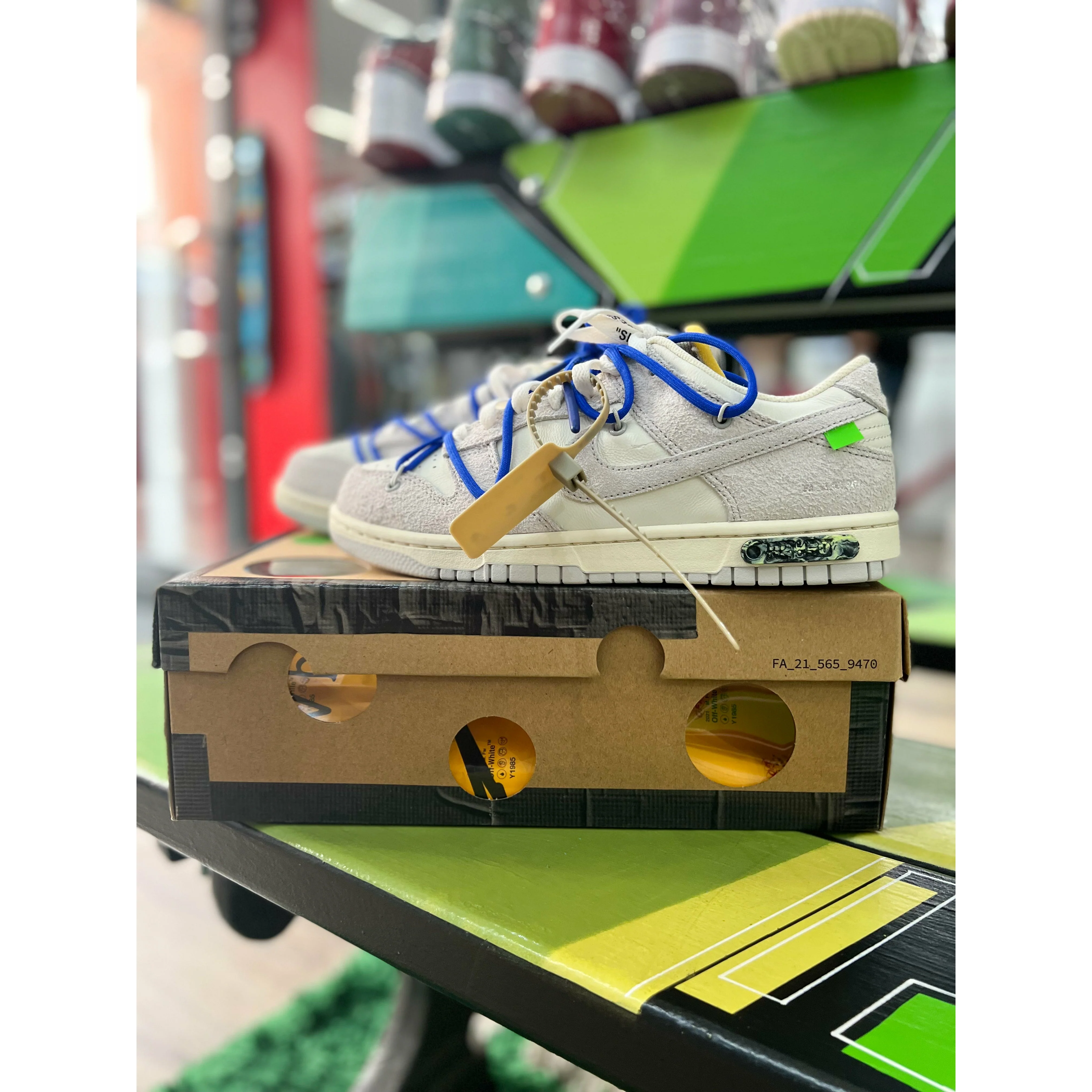 Nike Dunk Low Off-White Lot 32 - Image 6