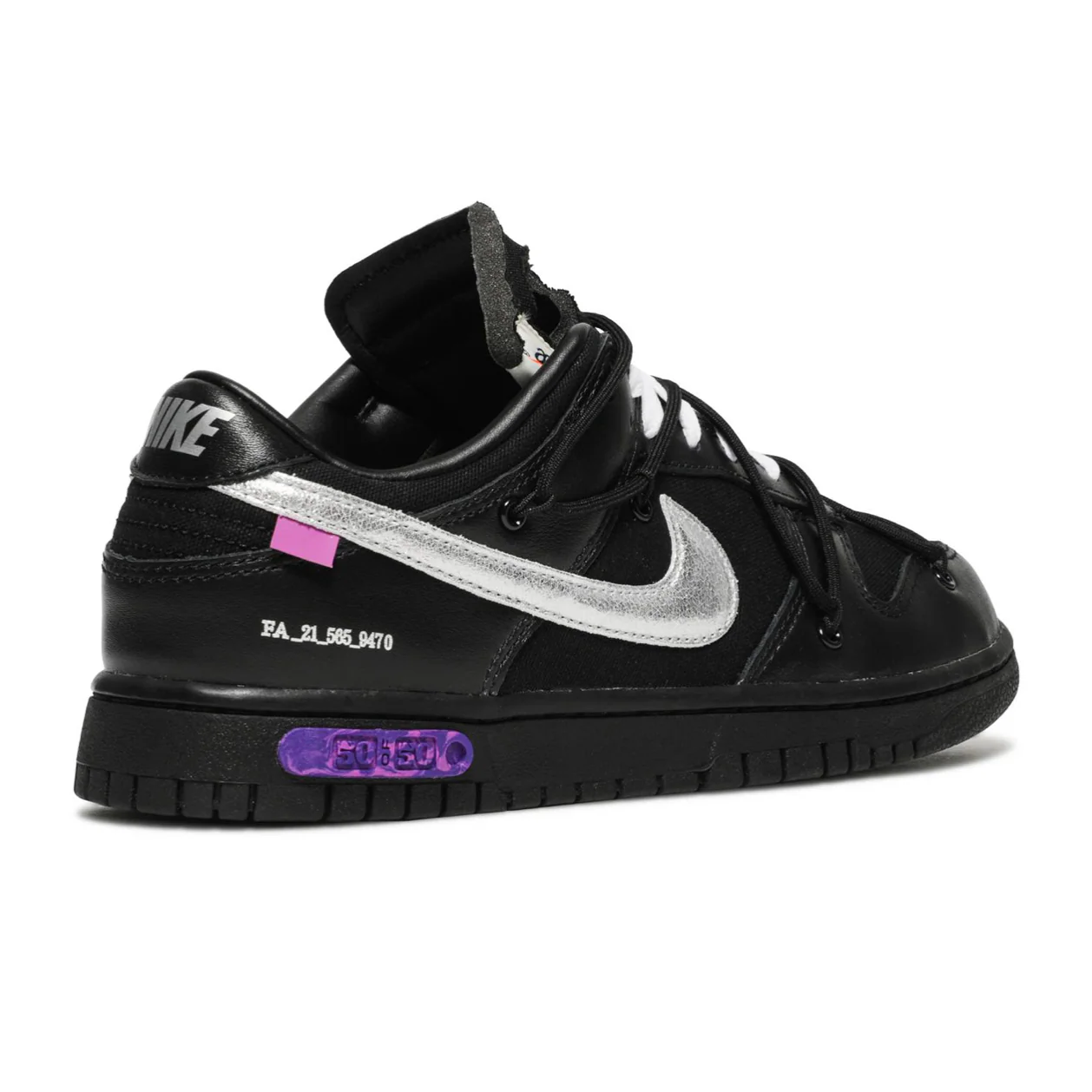 Nike Dunk Low Off-White Lot 50 - Image 2
