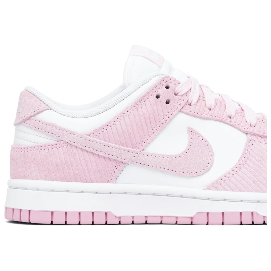Nike Dunk Low Pink Corduroy (Women's) - Image 2