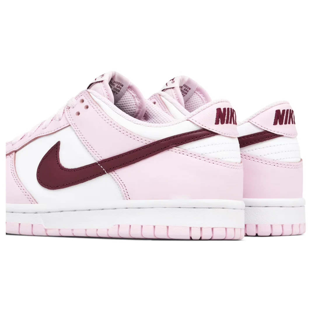 Nike Dunk Low Pink Red White (GS) - Image 2