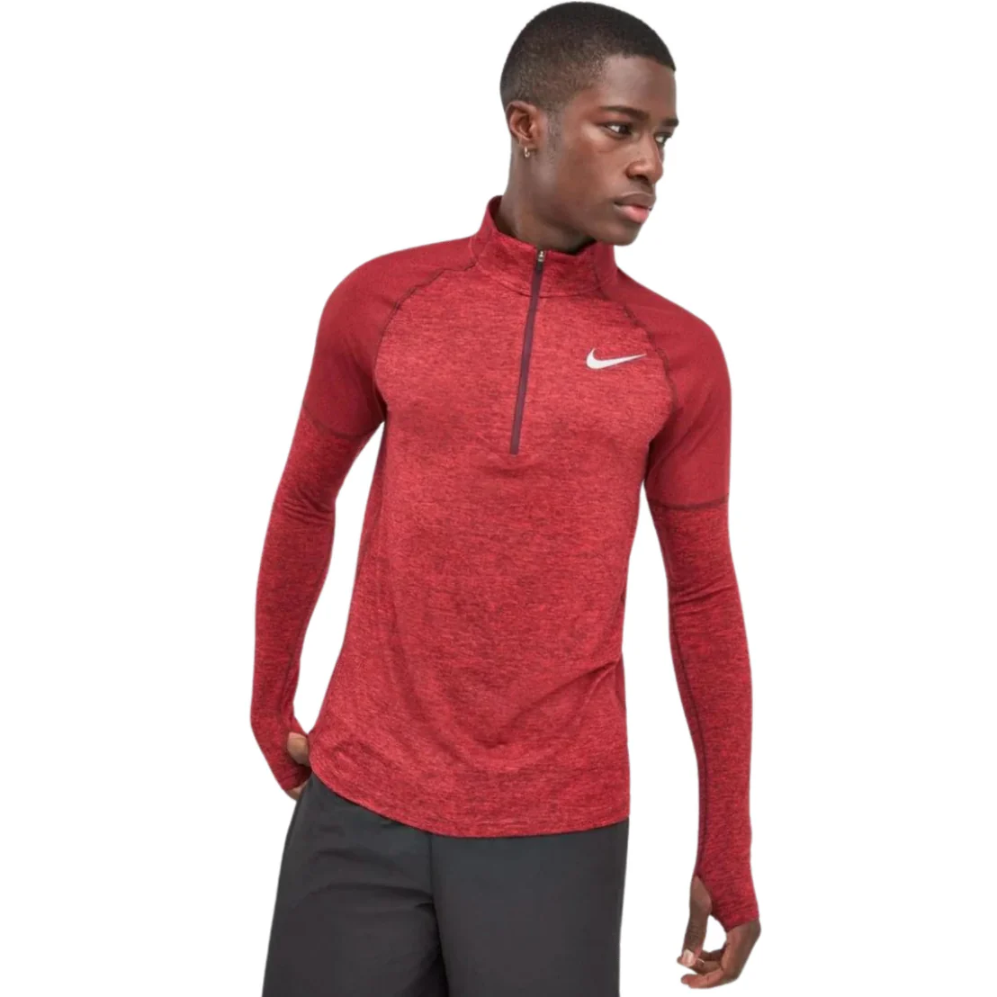 Nike Element 2.0 1/4 Zip Top Red