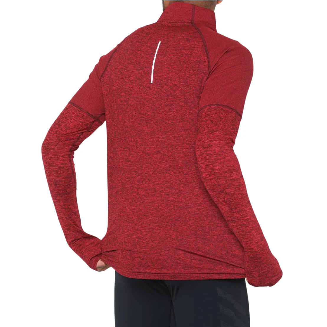 Nike Element 2.0 1/4 Zip Top Red - Image 2