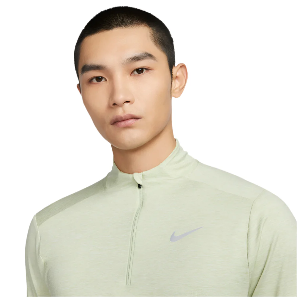 Nike Element Dri-FIT 1/4 Zip Pullover Light Green - Image 4