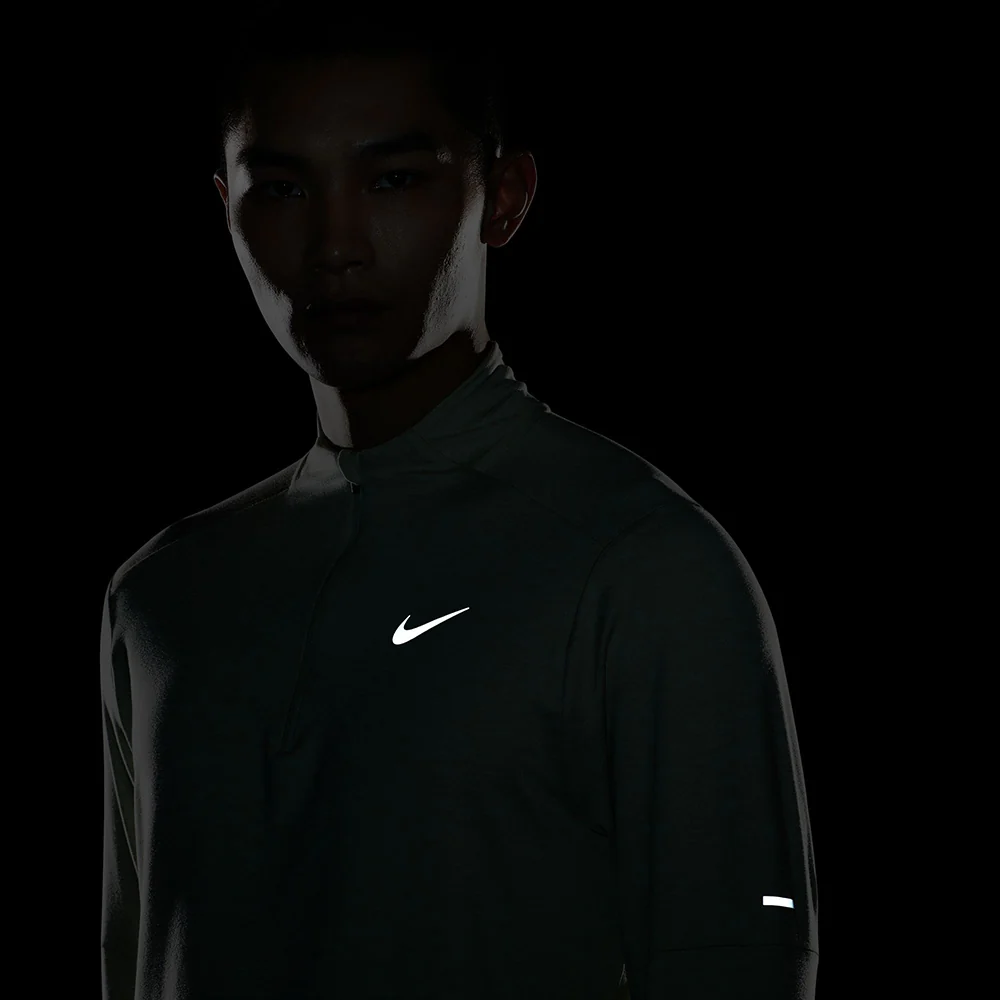 Nike Element Dri-FIT 1/4 Zip Pullover Light Green - Image 5
