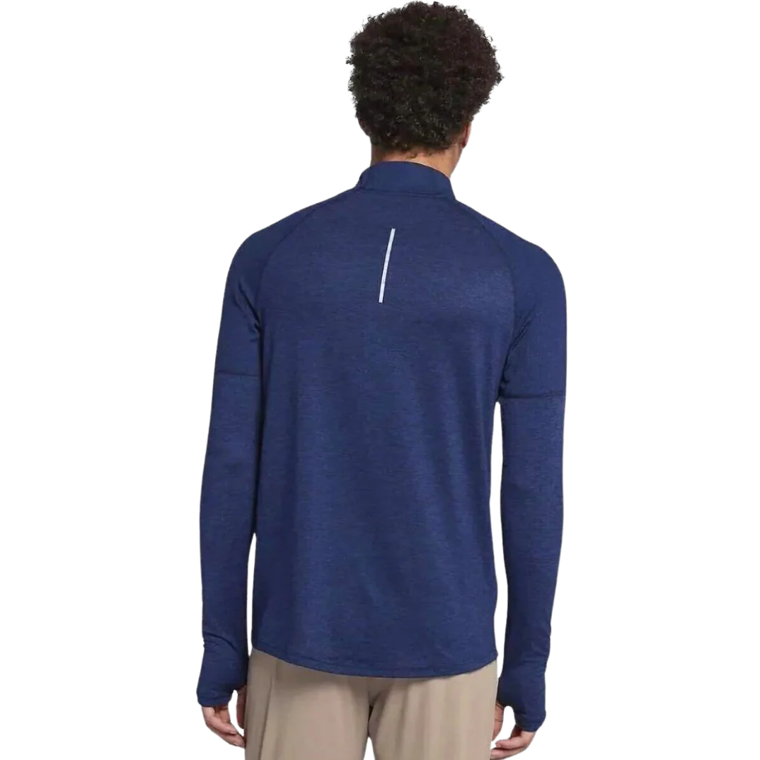 Nike Element Long Sleeve Running 1/4 Zip Navy - Image 2