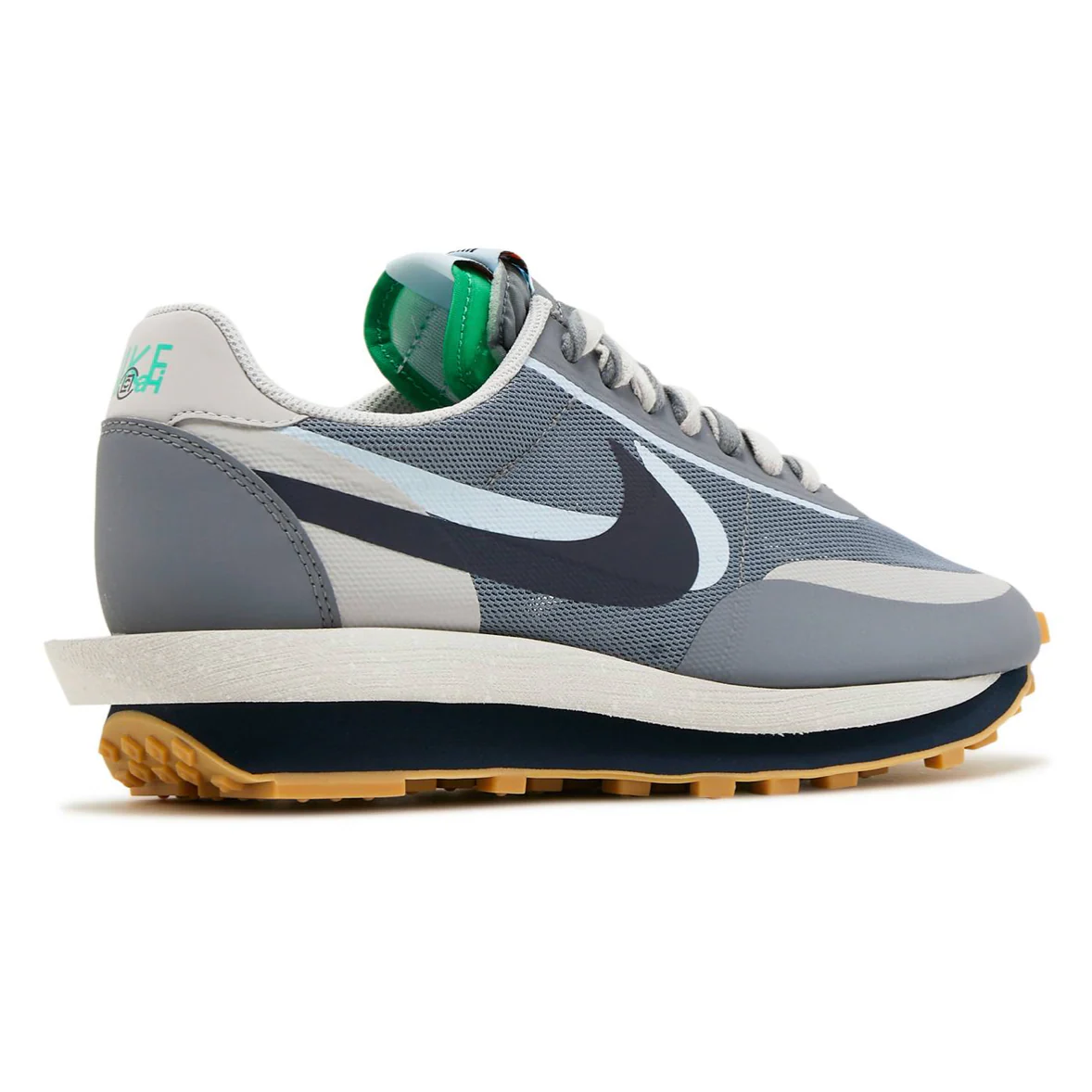 Nike LD Waffle Sacai CLOT Kiss of Death 2 Cool Grey - Image 2