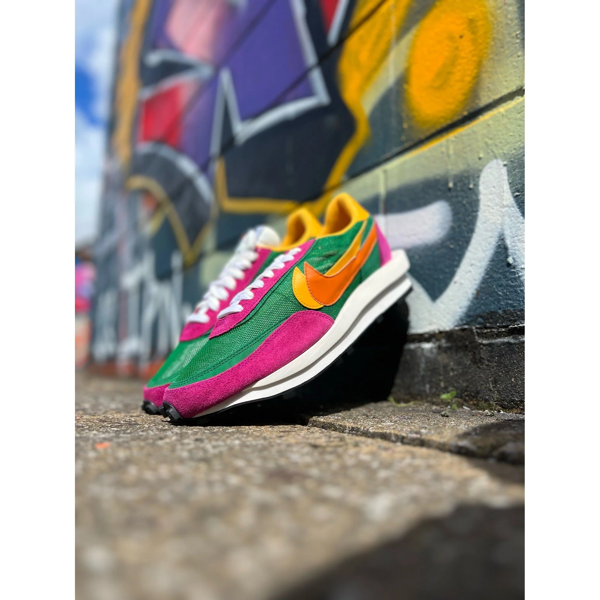 Nike LD Waffle sacai Pine Green - Image 5