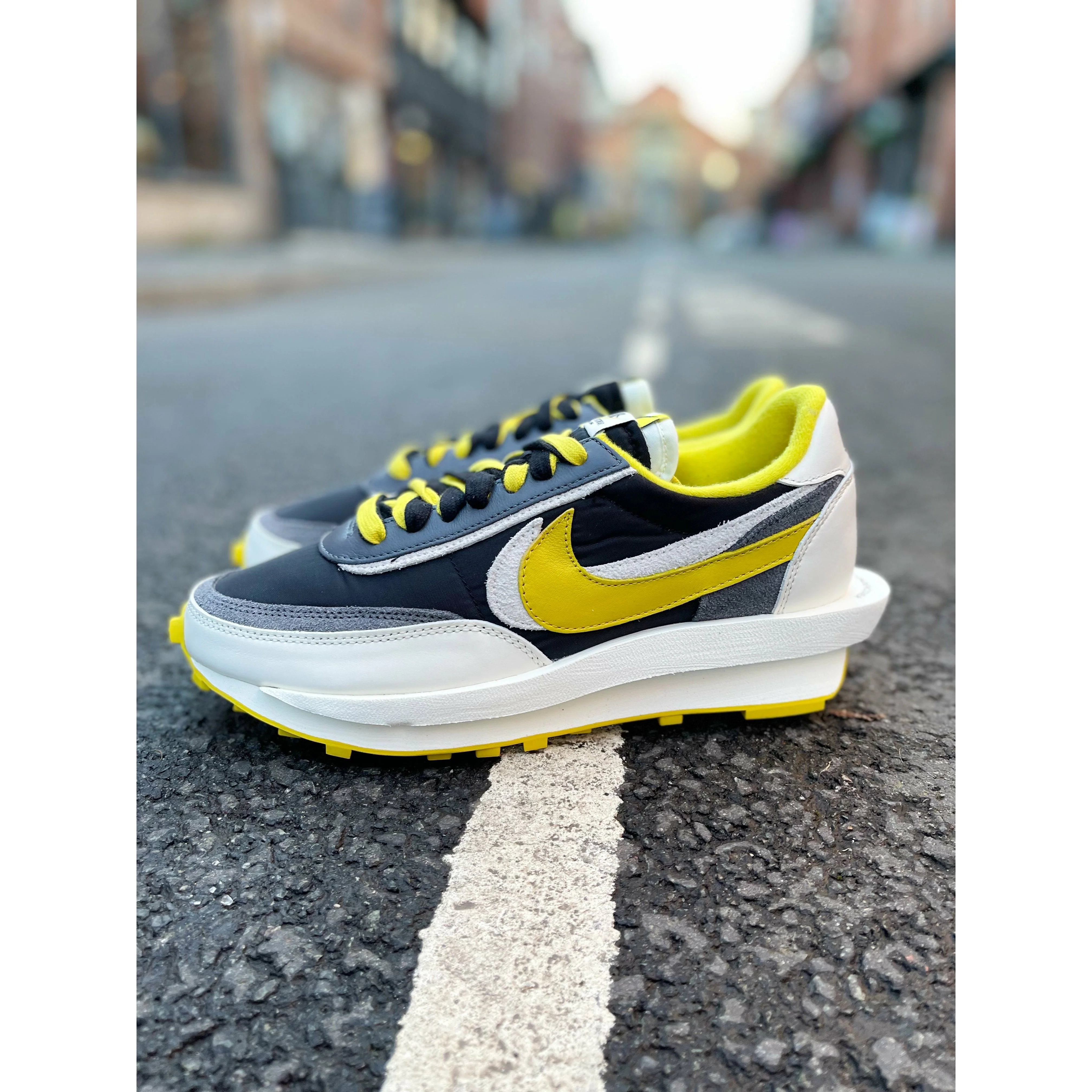 Nike LDWaffle Sacai Undercover Black Bright Citron - Image 3
