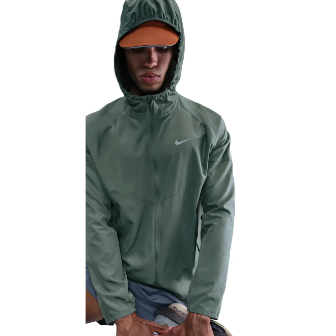 Nike Miler Men's Repel Running Jacket Green - Image 4
