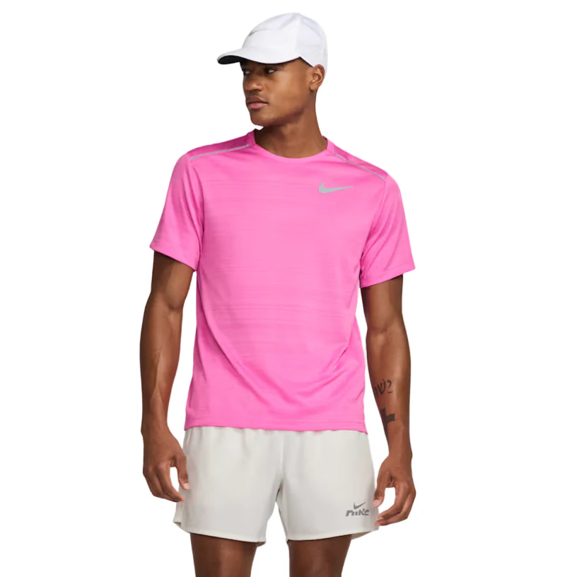 Nike Miler Tee 1.0 Playful Pink - Image 4