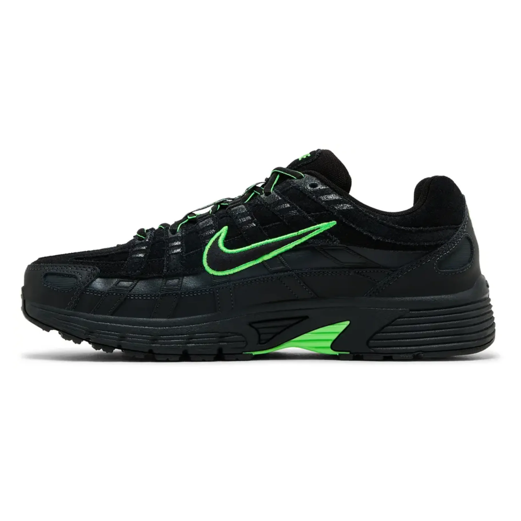 Nike P-6000 Premium Black Impact Green - Image 2