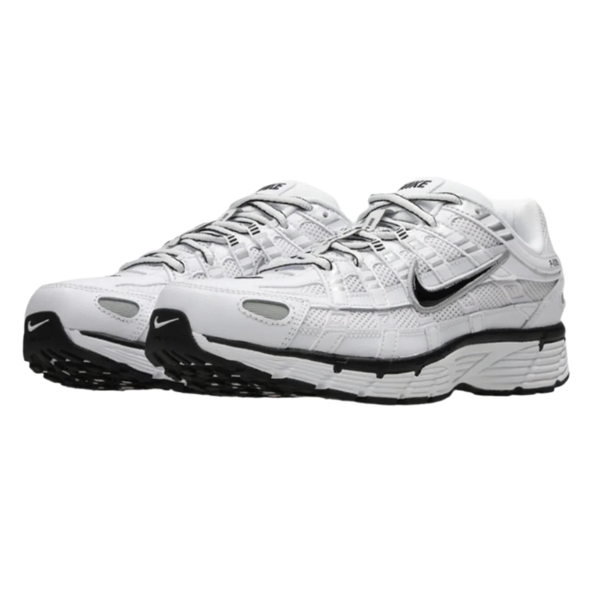 Nike P-6000 White Metallic Silver Black - Image 2