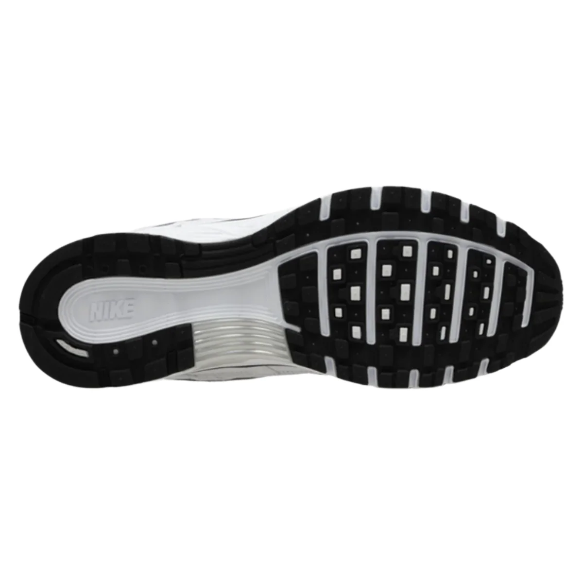 Nike P-6000 White Metallic Silver Black - Image 4