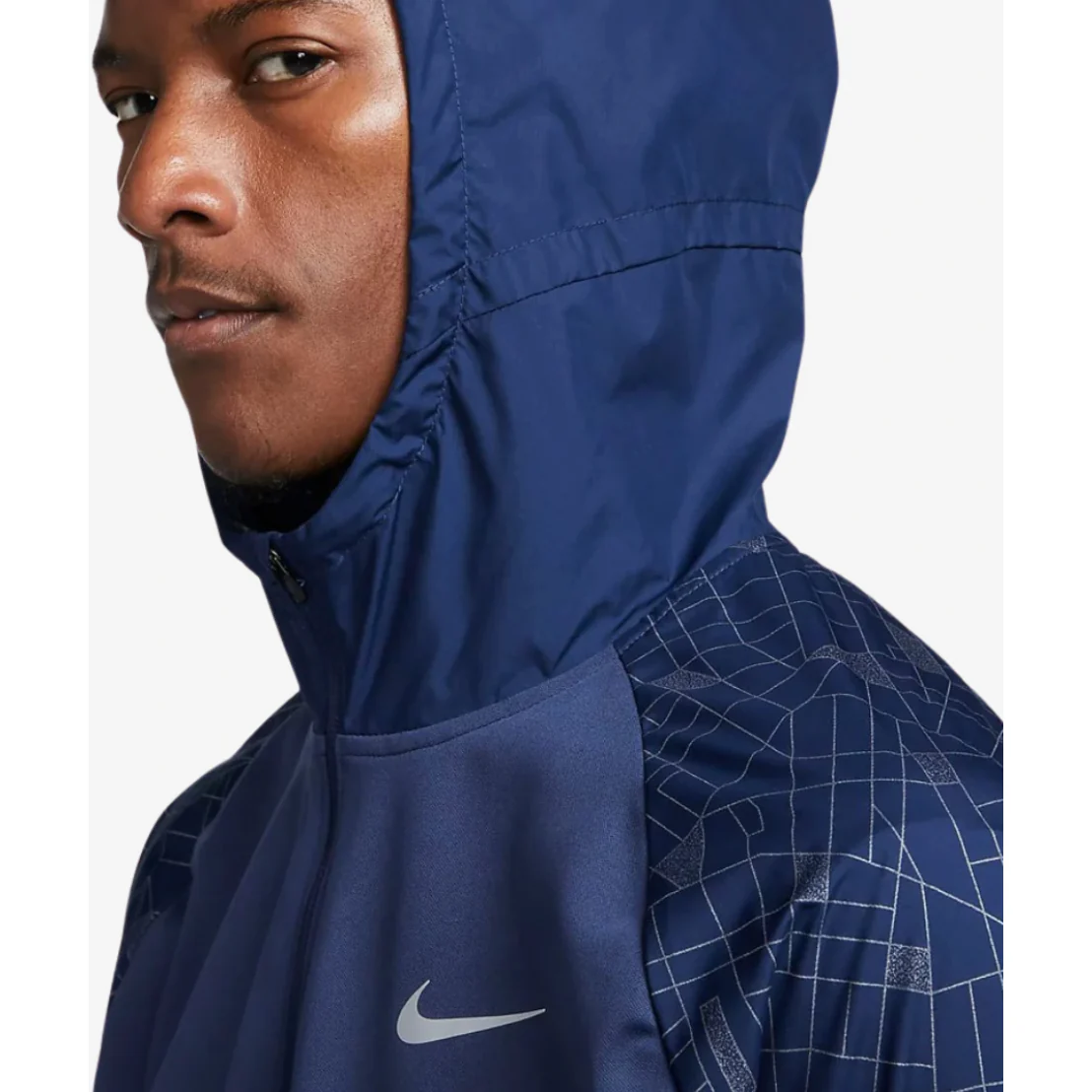 Nike Run Division Repel Reflective Miler Jacket Navy - Image 3