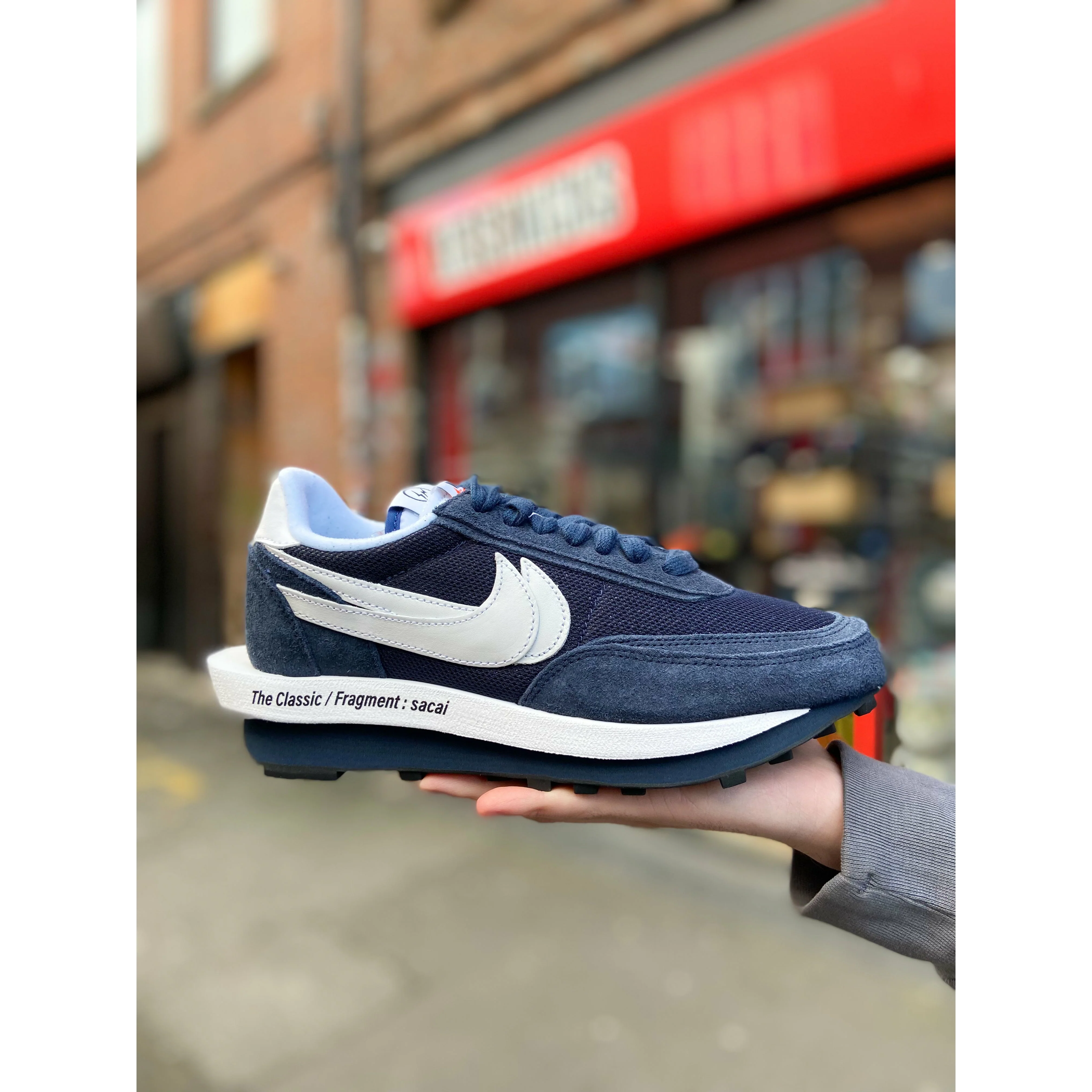 Nike Sacai Fragment LDWaffle Blue Void - Image 5