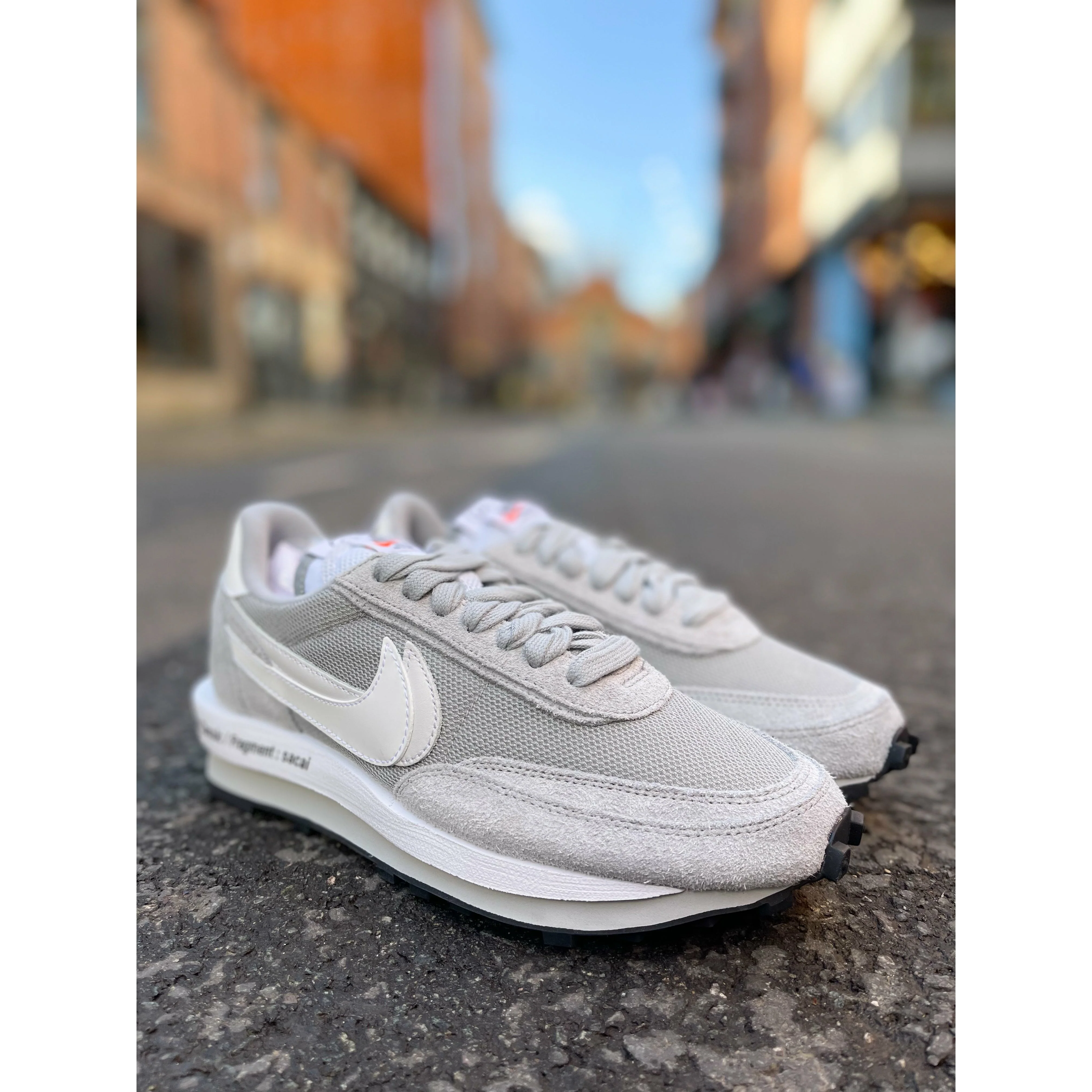 Nike Sacai Fragment LDWaffle Grey - Image 5