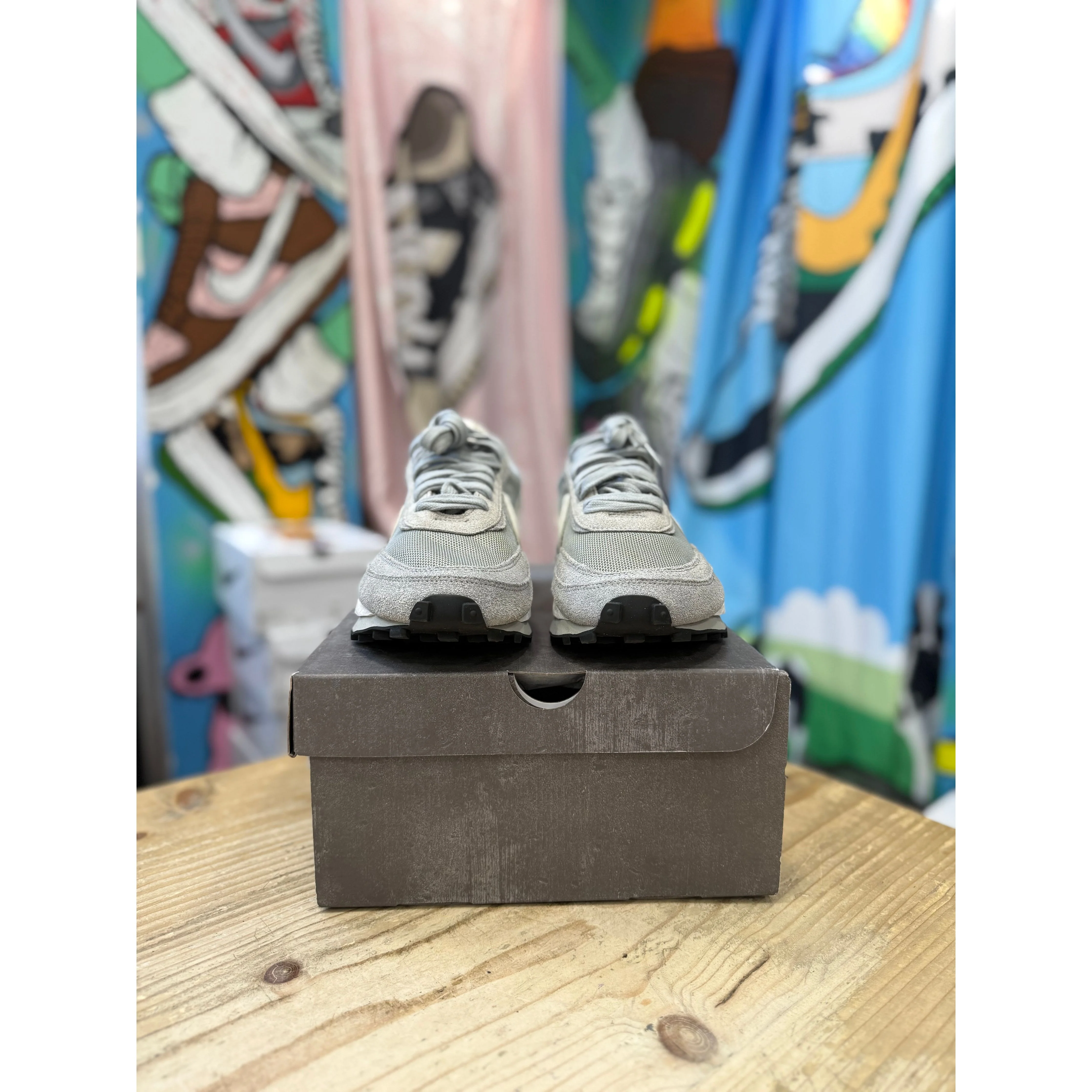 Nike Sacai LDWaffle Fragment Grey UK 10. - Image 2