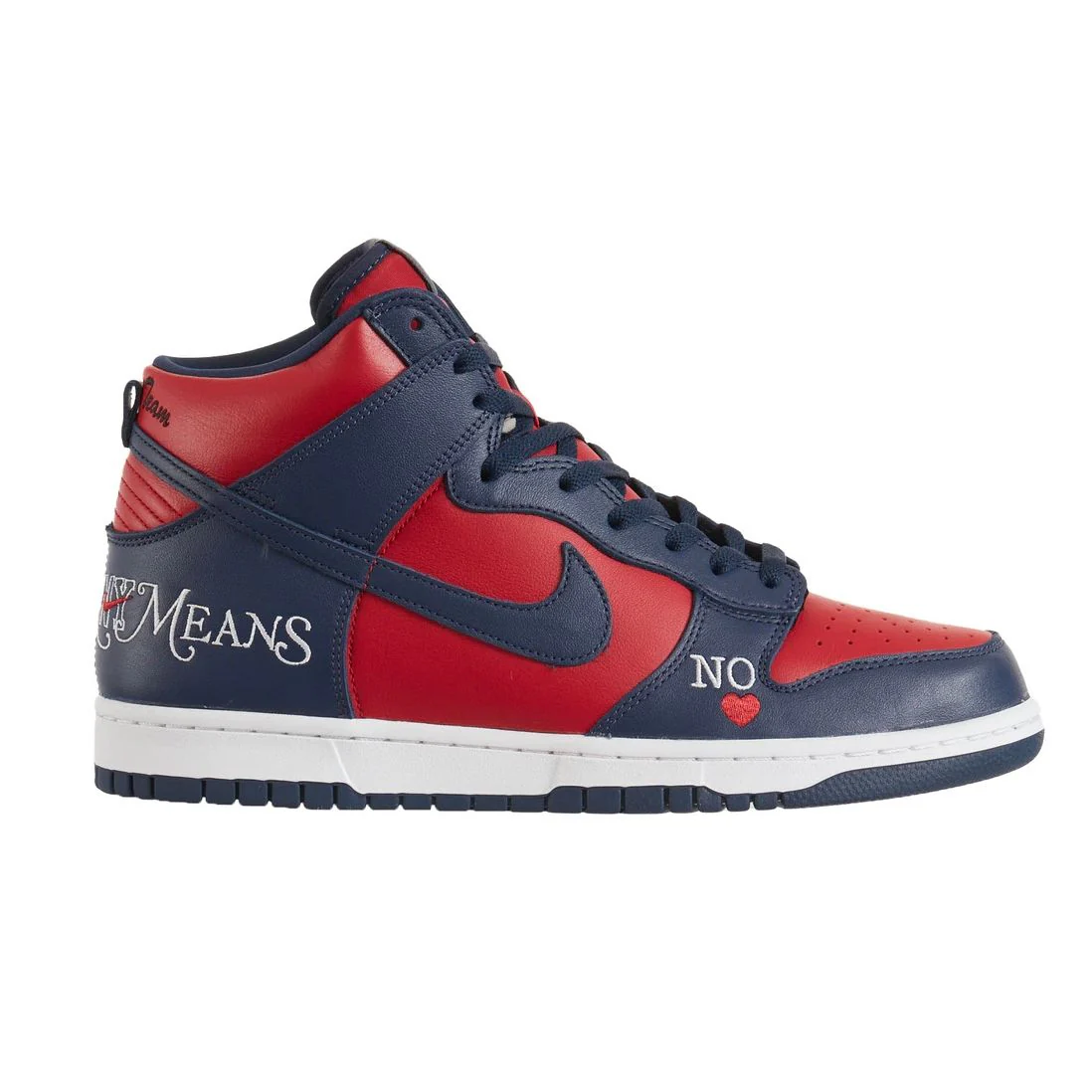 Nike SB Dunk High Supreme By Any Means Navy - Image 5