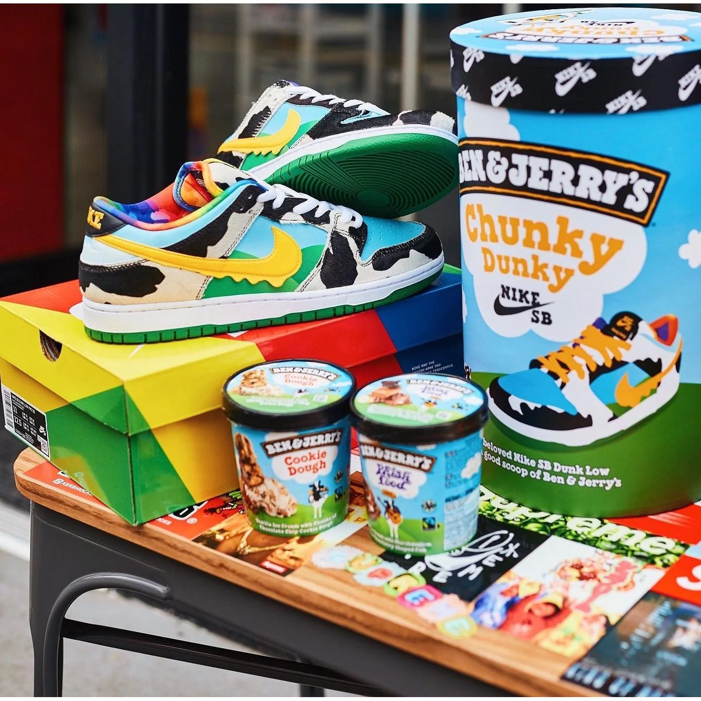 Nike SB Dunk Low Ben & Jerry's Chunky Dunky (F&F Packaging) - Image 3