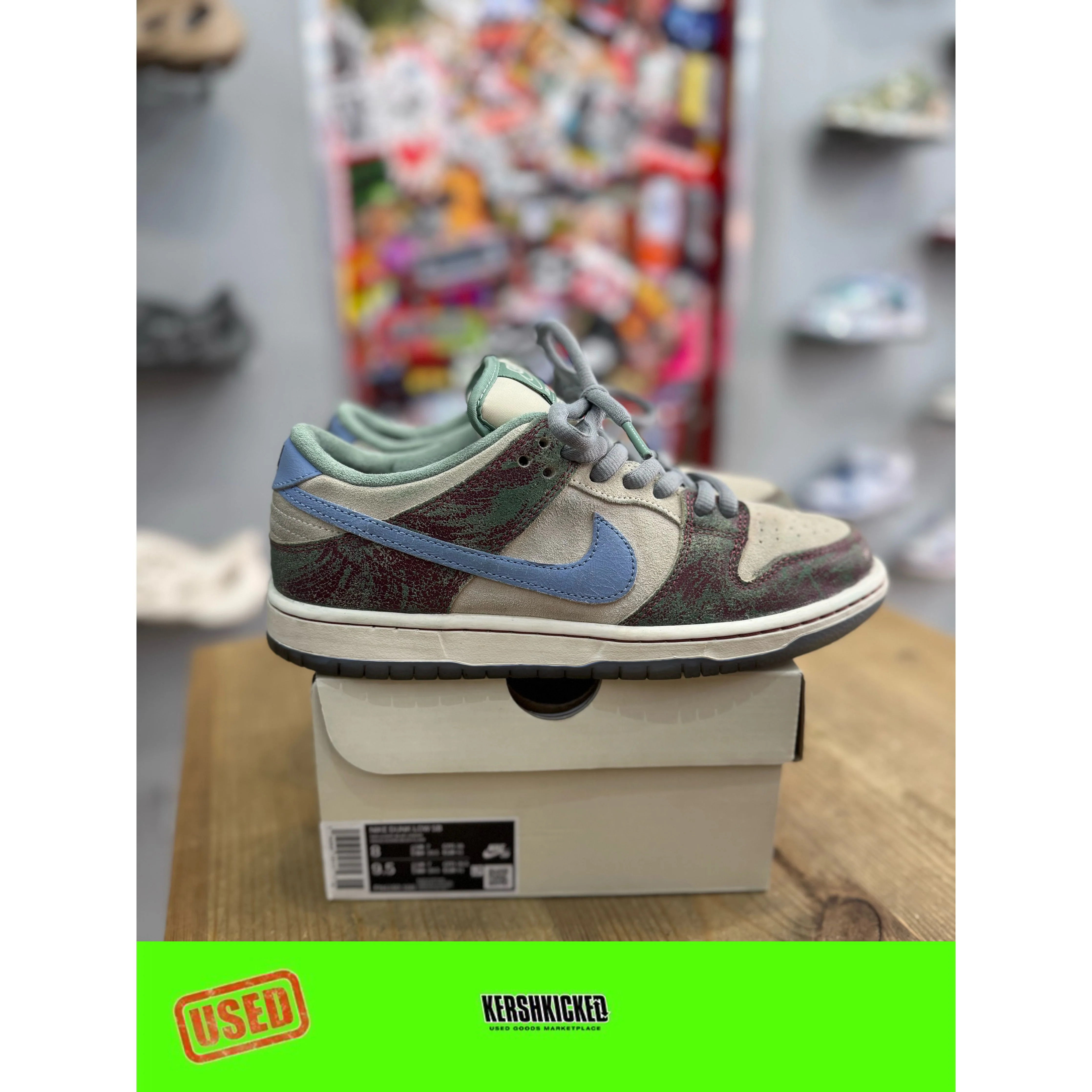 Nike SB Dunk Low Crenshaw Skate Club UK 7