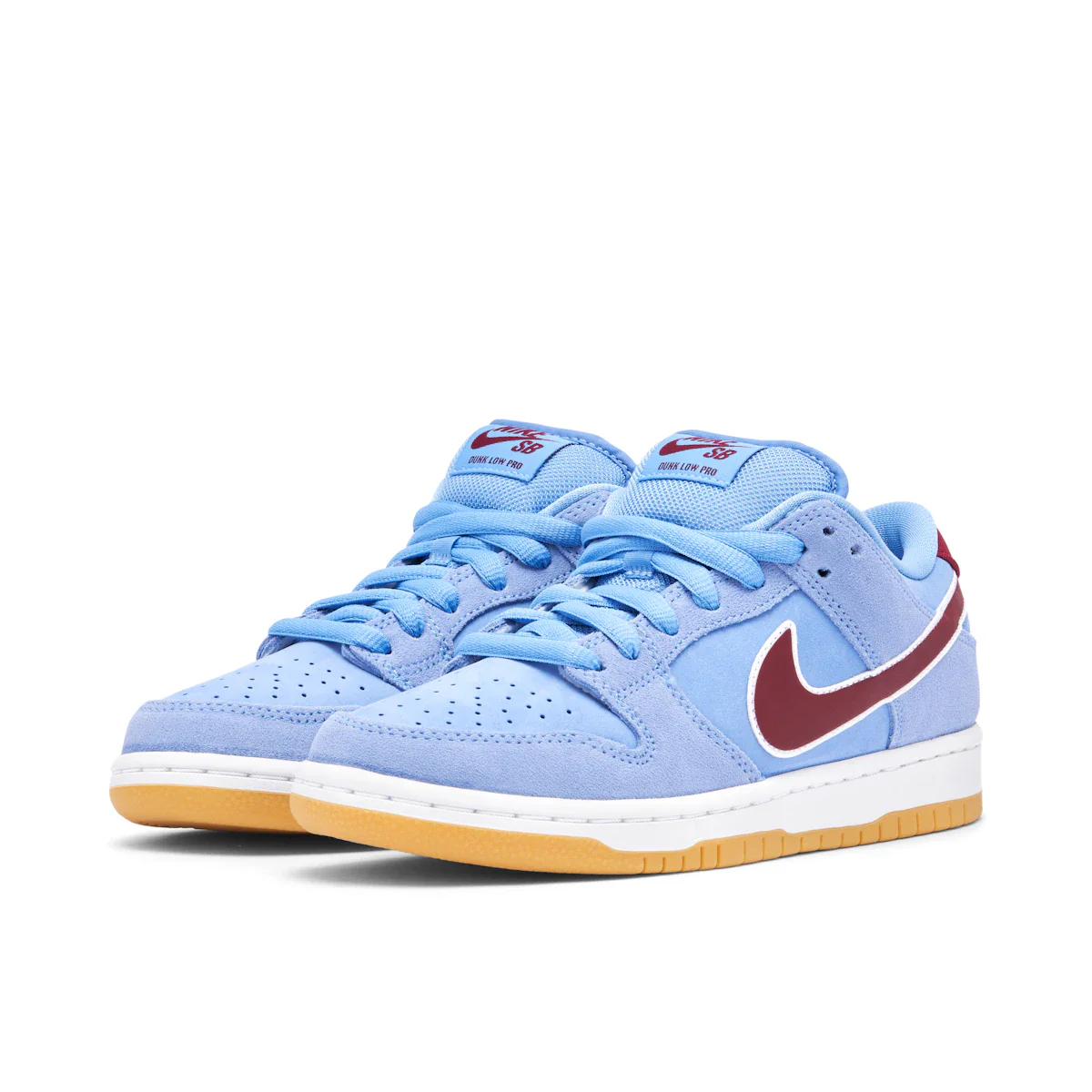 Nike SB Dunk Low Valour Blue Team Maroon - Image 4