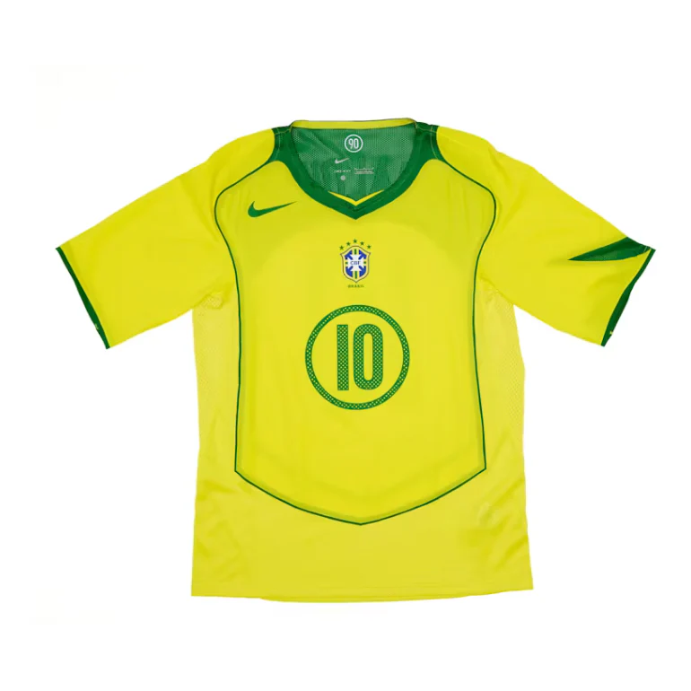 Nike Total 90 Brazil Ronaldinho 2004 Reissue Jersey Opti Yellow/Apple Green