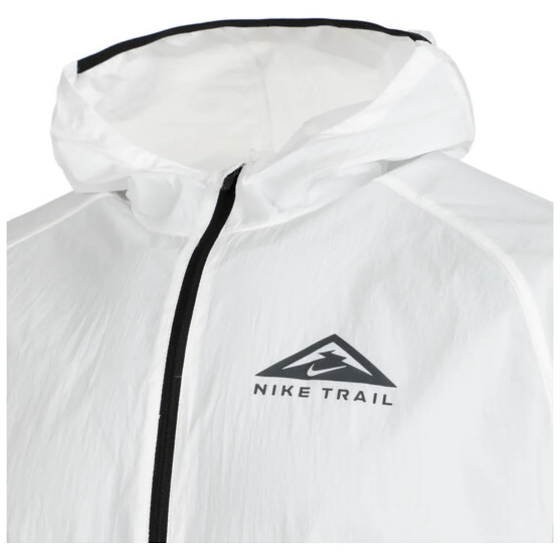 Nike Trail Aireez Lightweight Trail Running Jacket White - Image 3