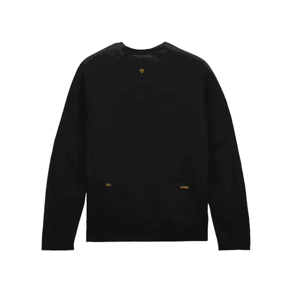 Nike x NOCTA Tech Fleece Crew Black - Image 2