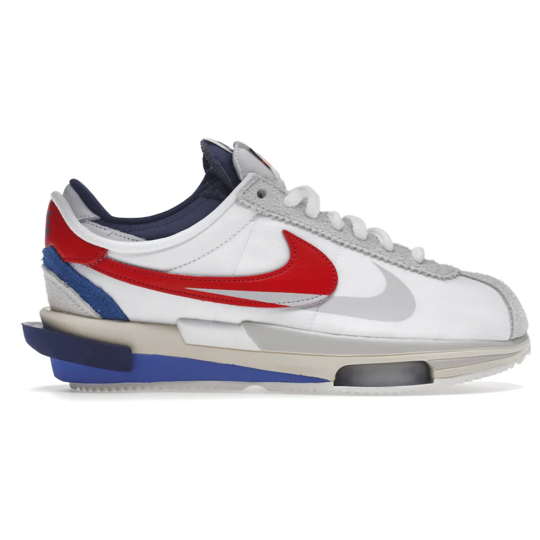 Nike Zoom Cortez SP sacai White University Red Blue - Image 5