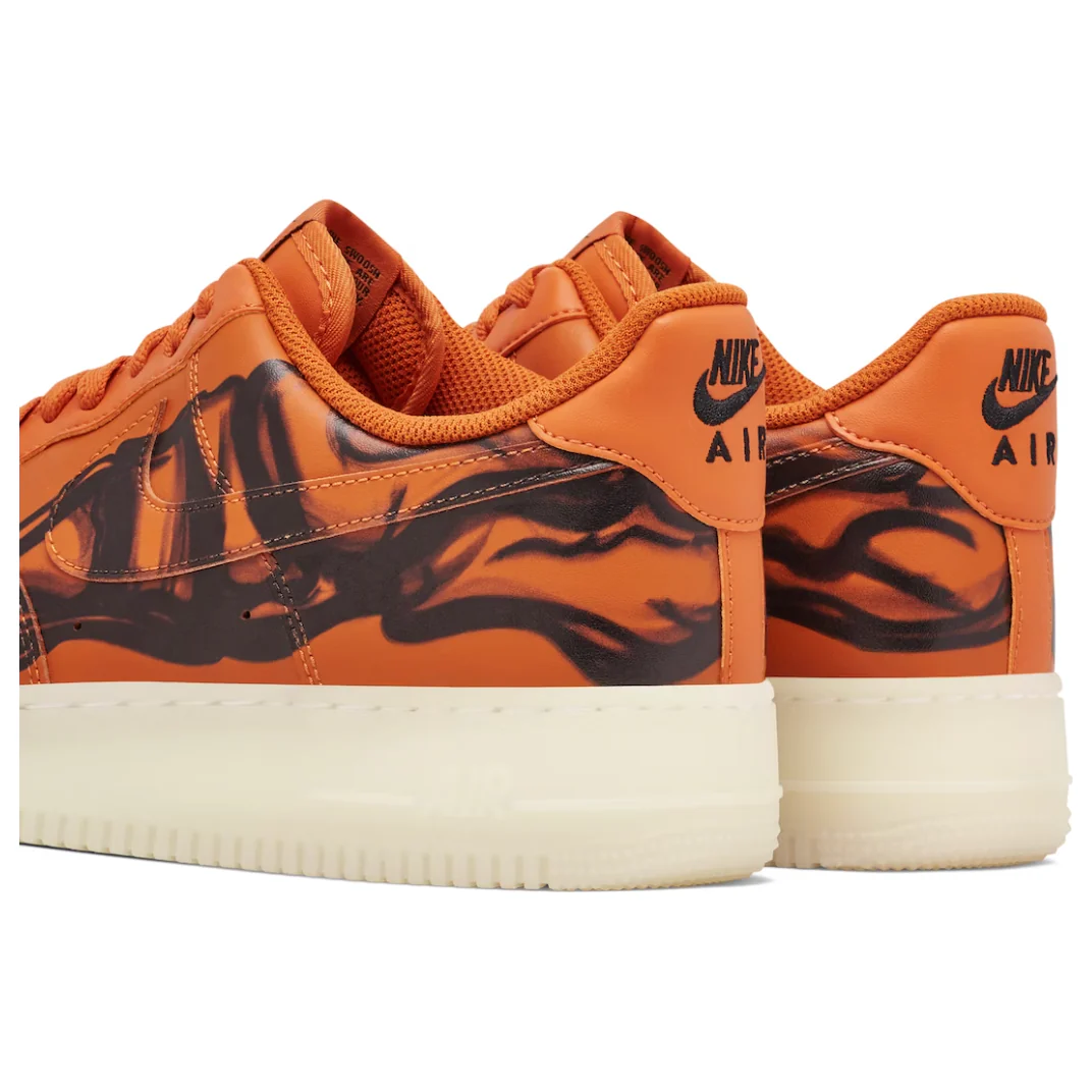 Nike Air Force 1 Low Orange Skeleton - Image 2