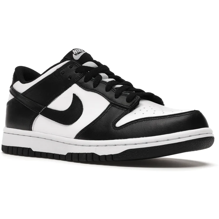 Nike Dunk Low Retro White Black (GS) - Image 2