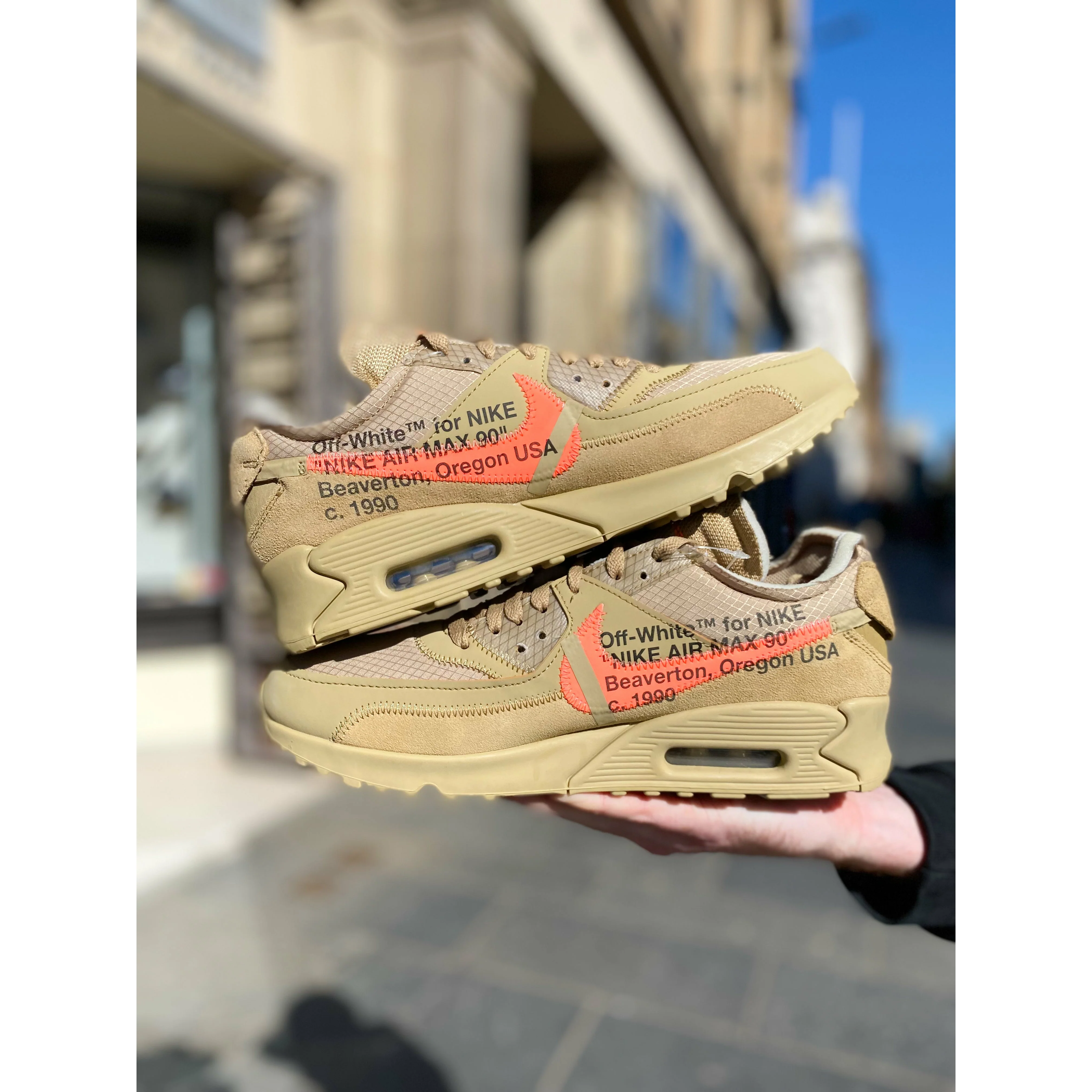Nike Off White Air Max 90 Desert Ore - Image 2