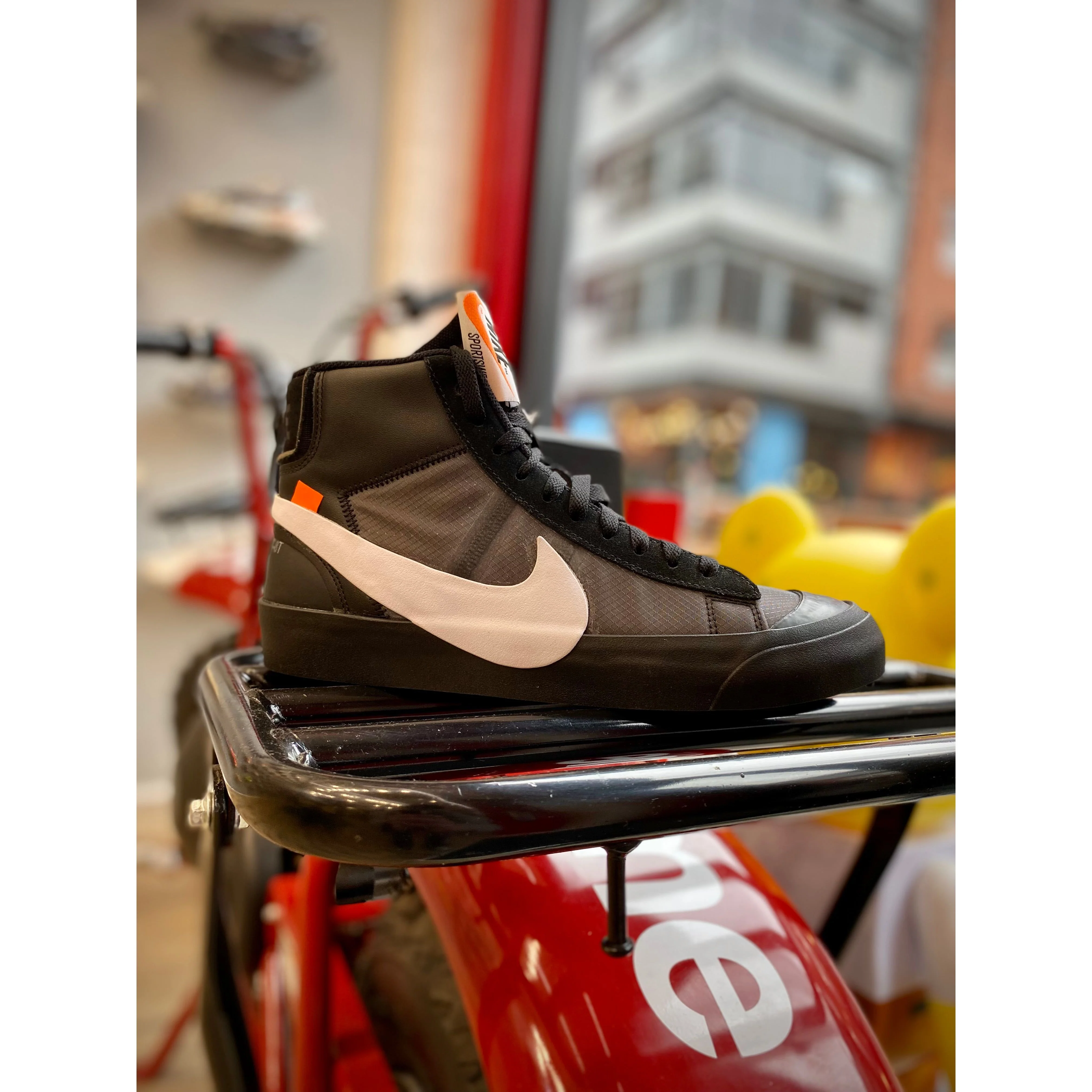 Nike Blazer Mid Off - White Grim Reaper - Image 2