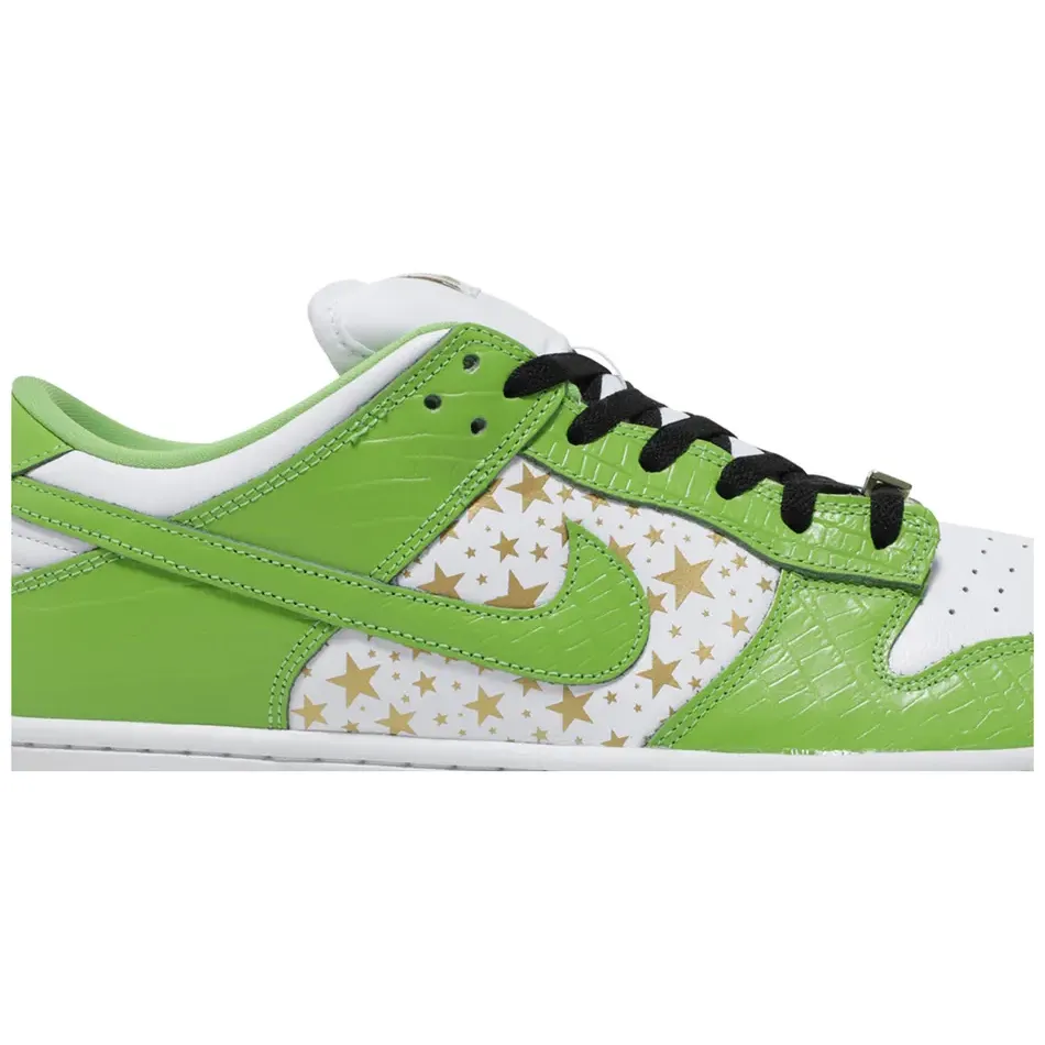 Nike SB Dunk Low Supreme Stars Mean Green (2021) - Image 6
