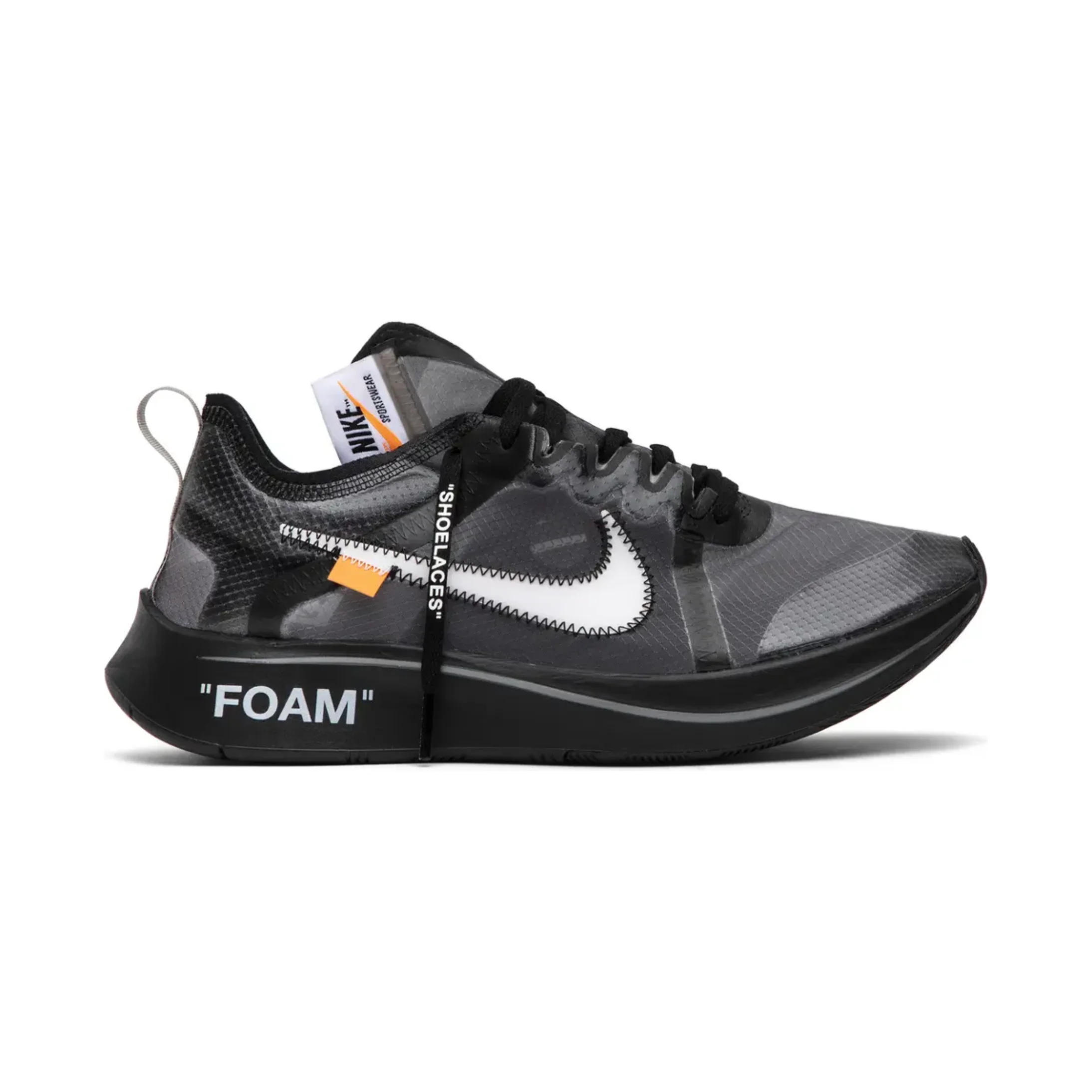 Nike Zoom Fly Off-White Black Silver