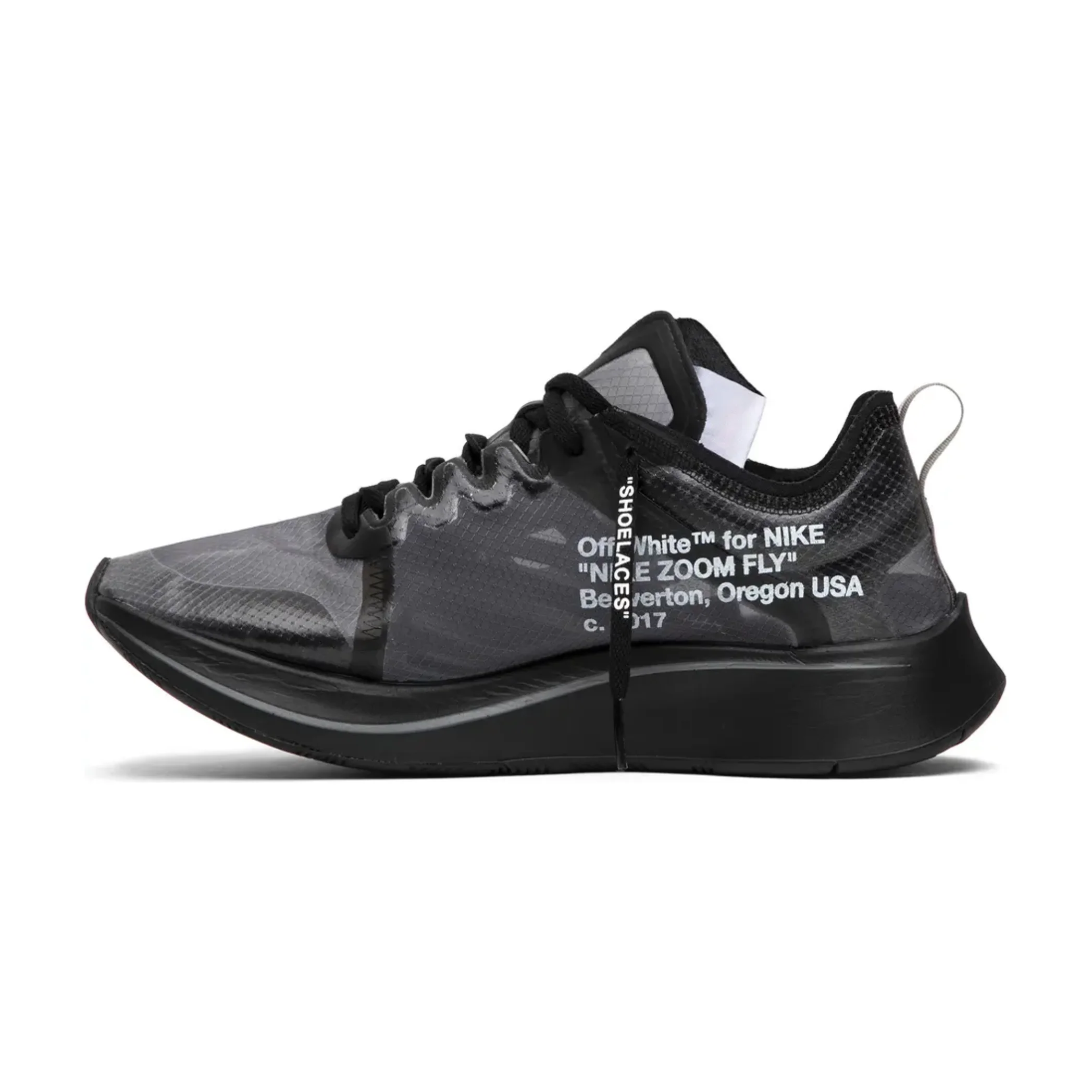 Nike Zoom Fly Off-White Black Silver - Image 2