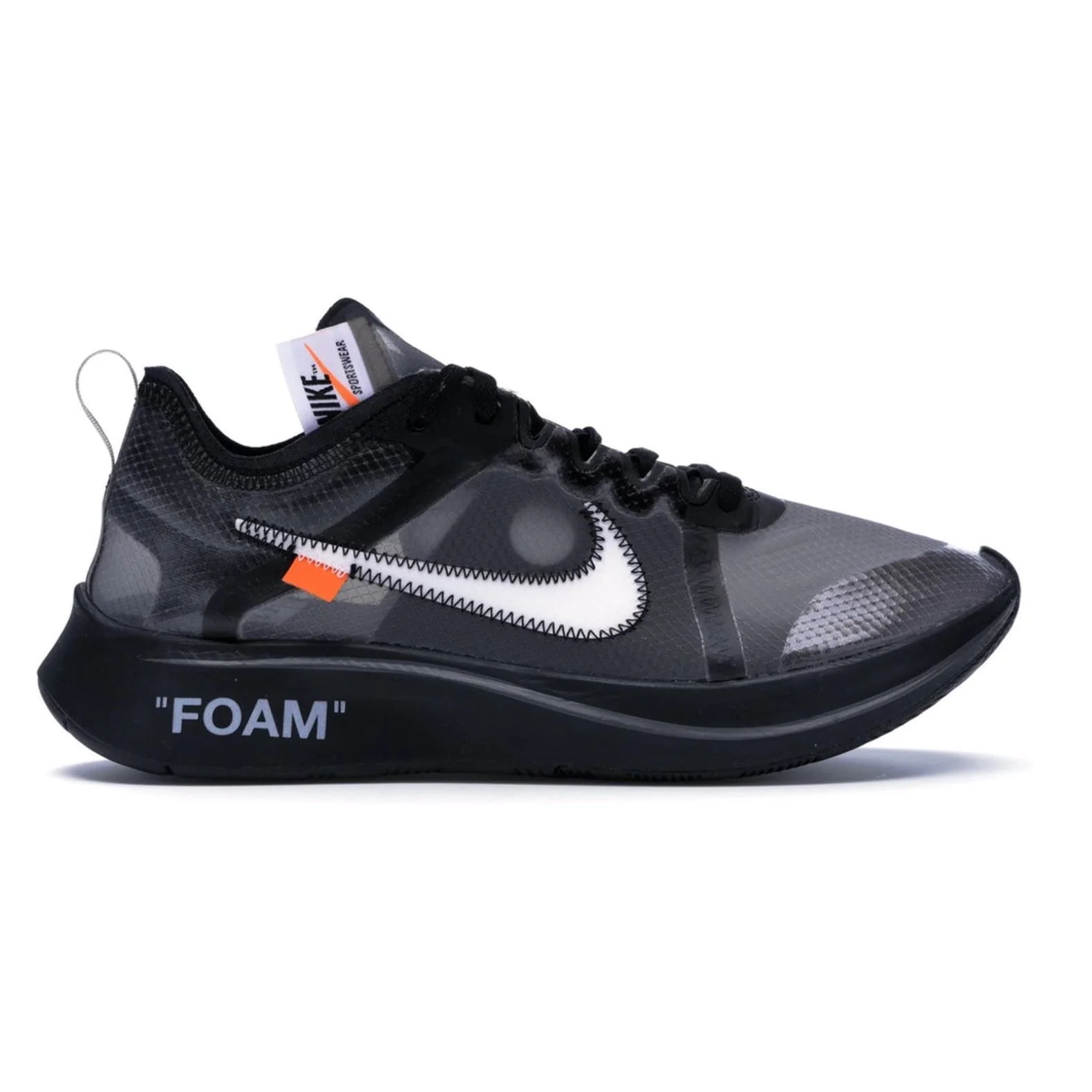 Nike Zoom Fly Off-White Black Silver - Image 5