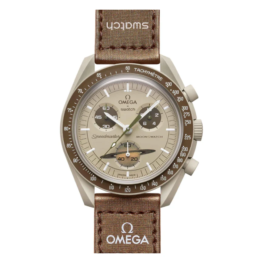 Swatch x Omega Bioceramic Moonswatch Mission To Saturn