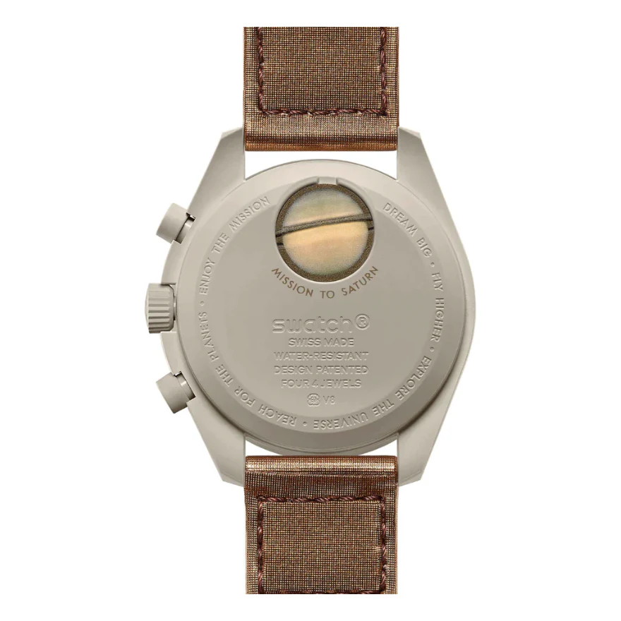 Swatch x Omega Bioceramic Moonswatch Mission To Saturn - Image 2