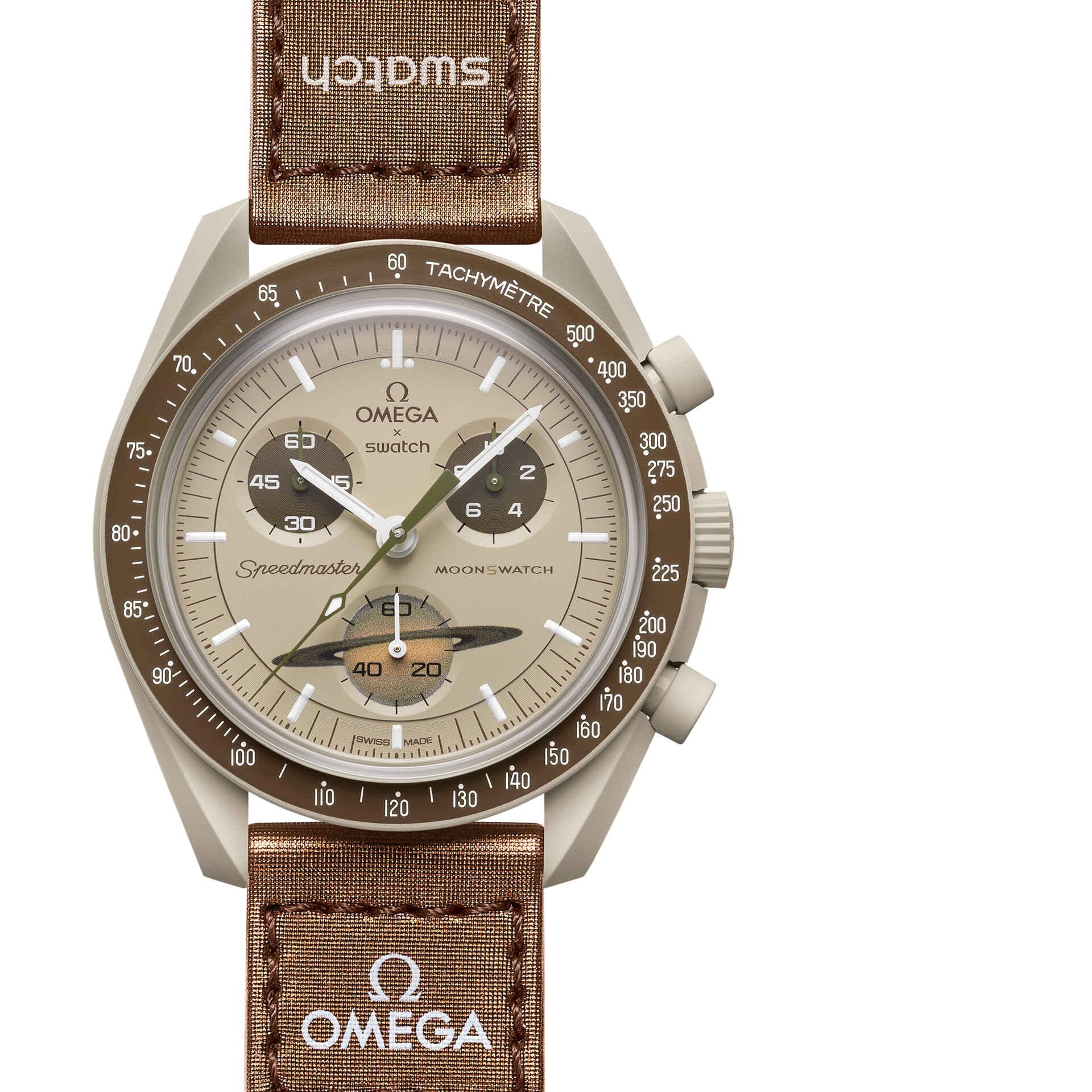 Swatch x Omega Bioceramic Moonswatch Mission To Saturn - Image 4