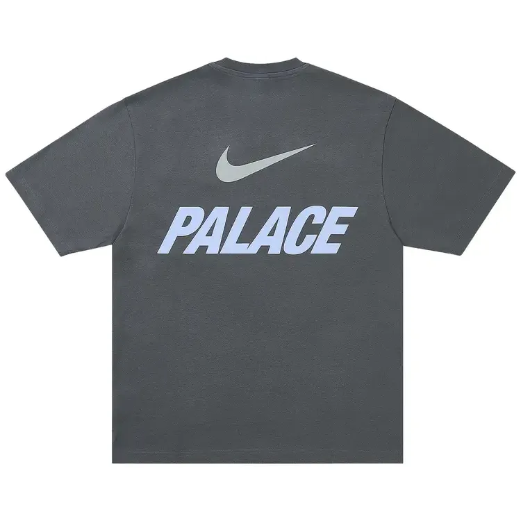 Palace Nike Font Swoosh Swoosh T-shirt Charcoal