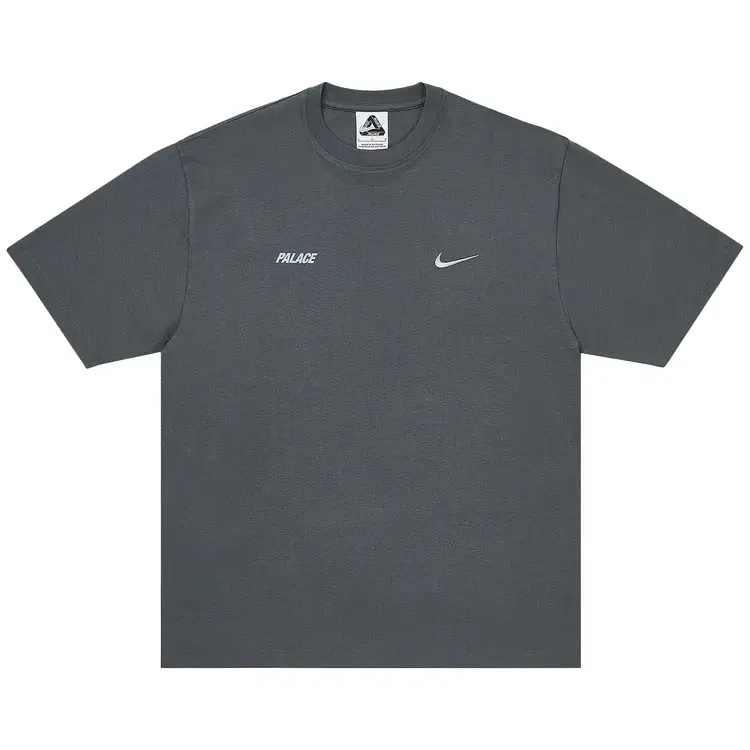 Palace Nike Font Swoosh Swoosh T-shirt Charcoal - Image 2