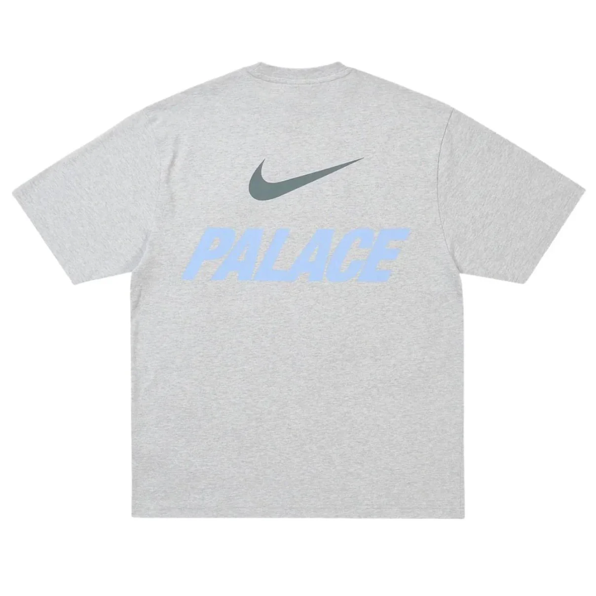 Palace Nike front swoosh T-shirt Grey Marl