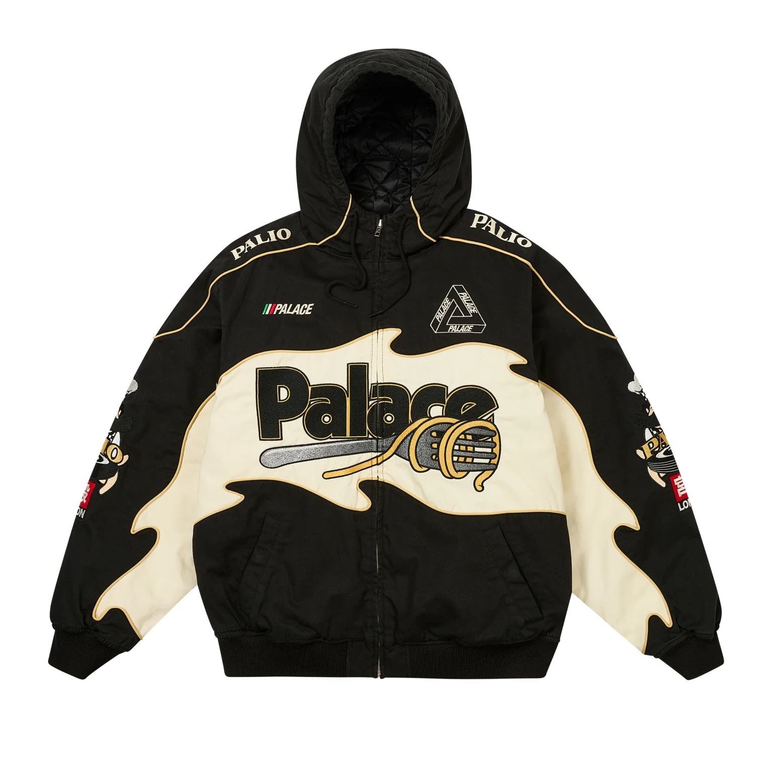Palace Pasta Jacket Concrete Black