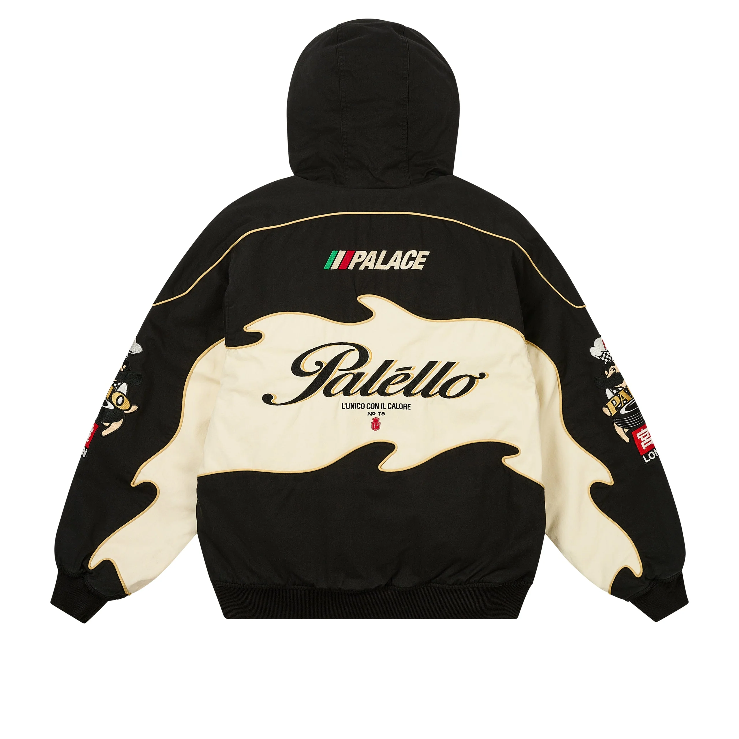 Palace Pasta Jacket Concrete Black - Image 2